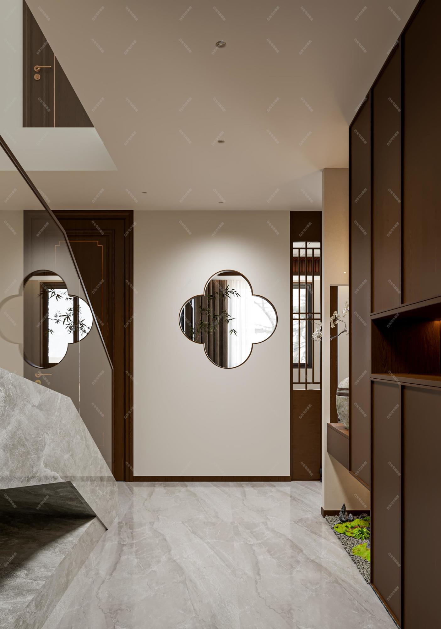 白龙马效果图——中式[ID: 115885119]_建e效果图