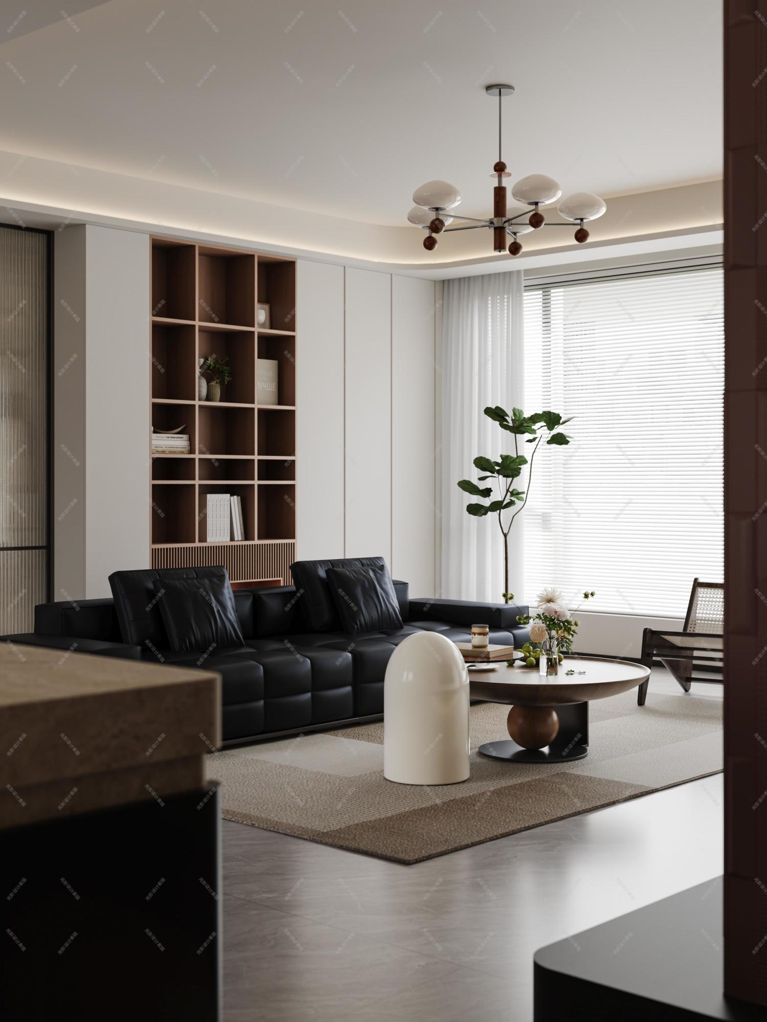 一隅宁静 中古诧寂风[ID: 116081897]_建e效果图