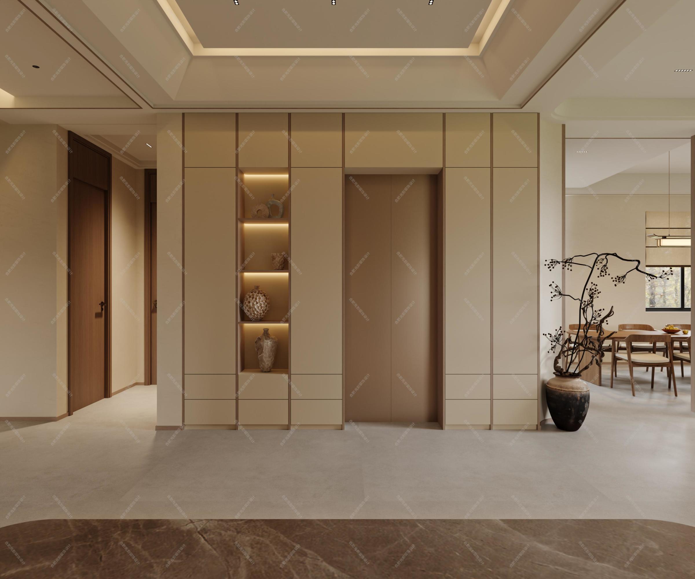 新中式别墅效果表现[ID: 116081896]_建e效果图