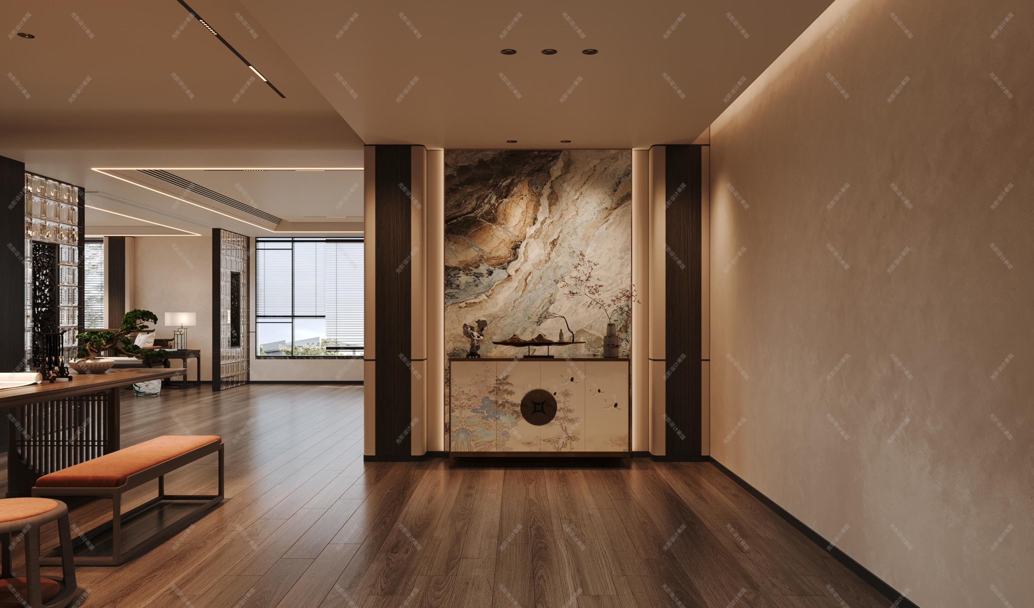 会所茶室[ID: 116081818]_建e效果图