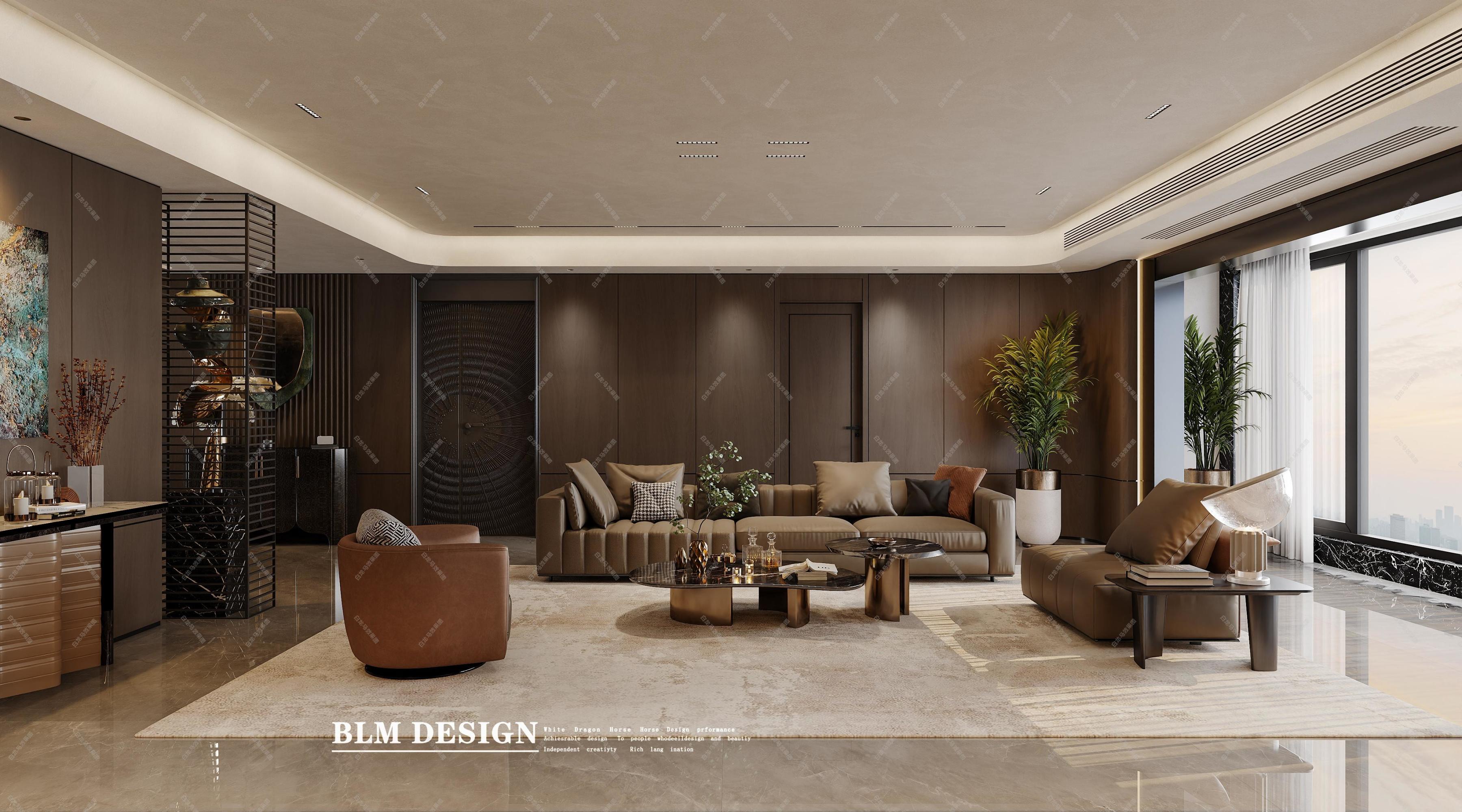 意式轻奢——白龙马效果图[ID: 116081679]_建e效果图
