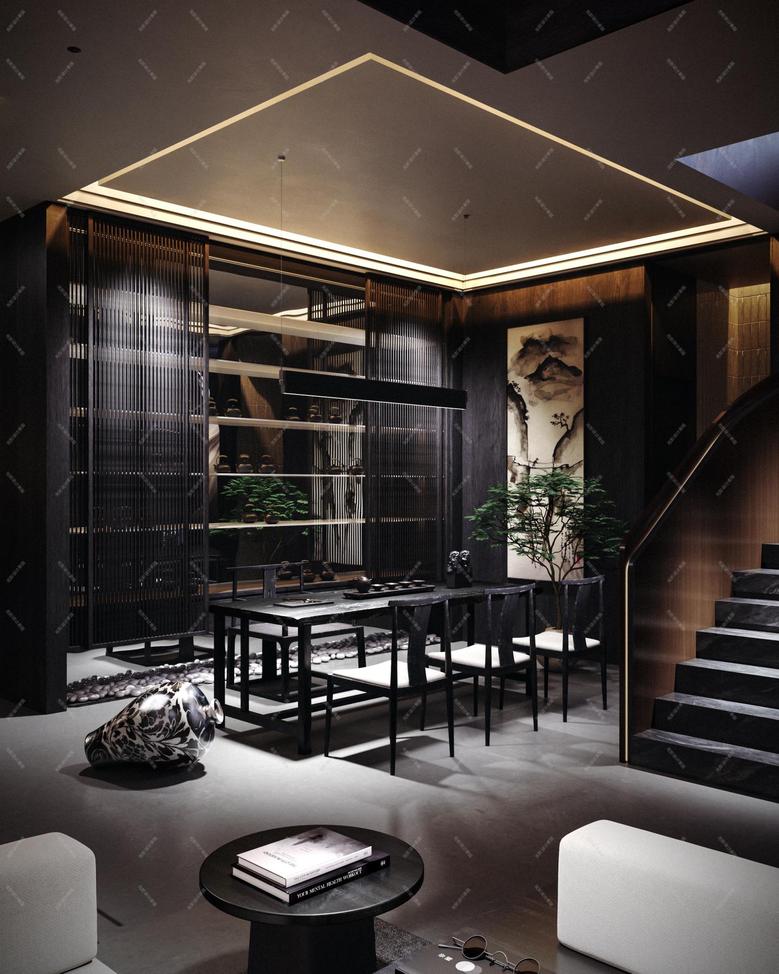 地下室会所设计[ID: 116081697]_建e效果图