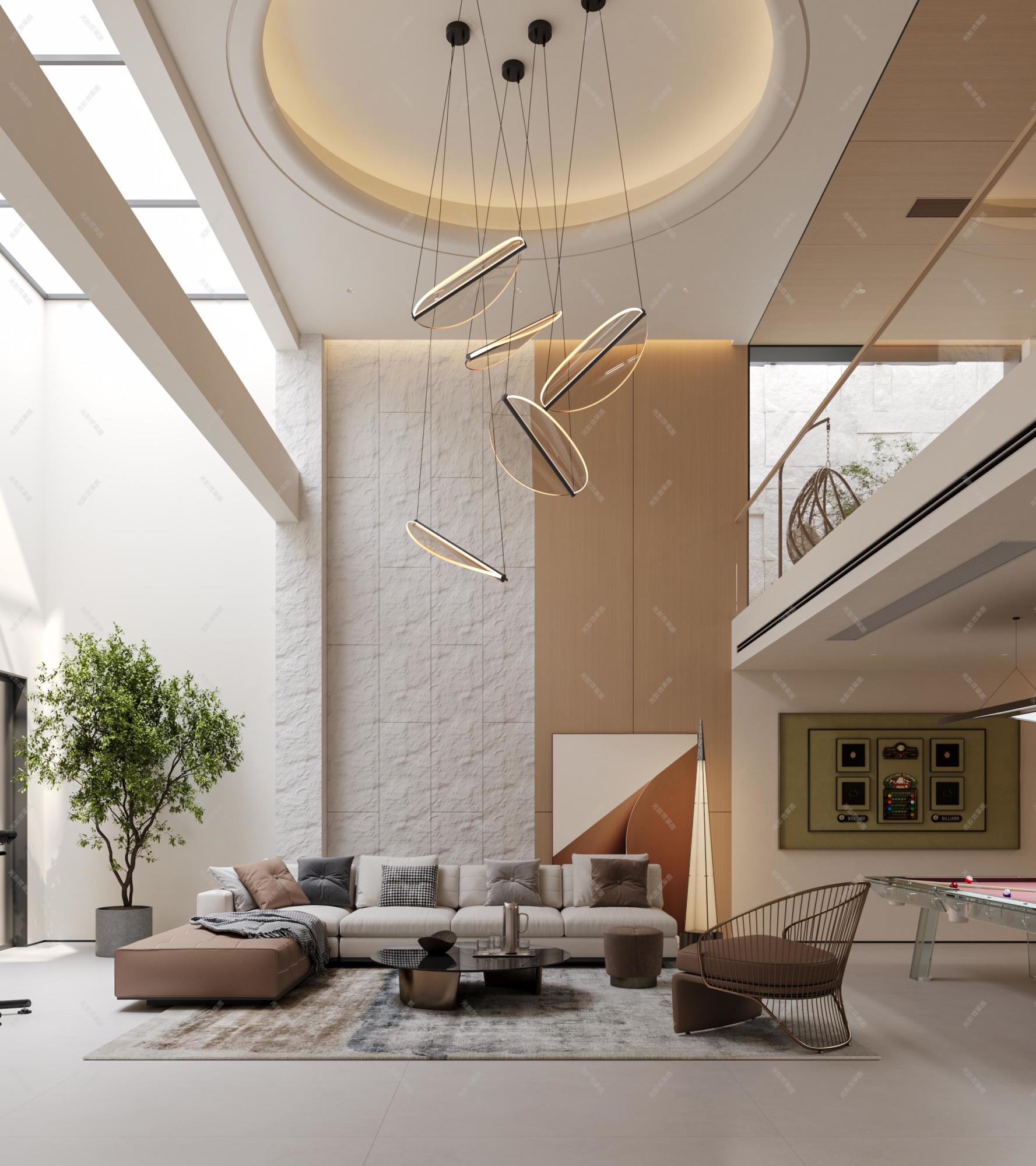 挑空别墅[ID: 116016180]_建e效果图