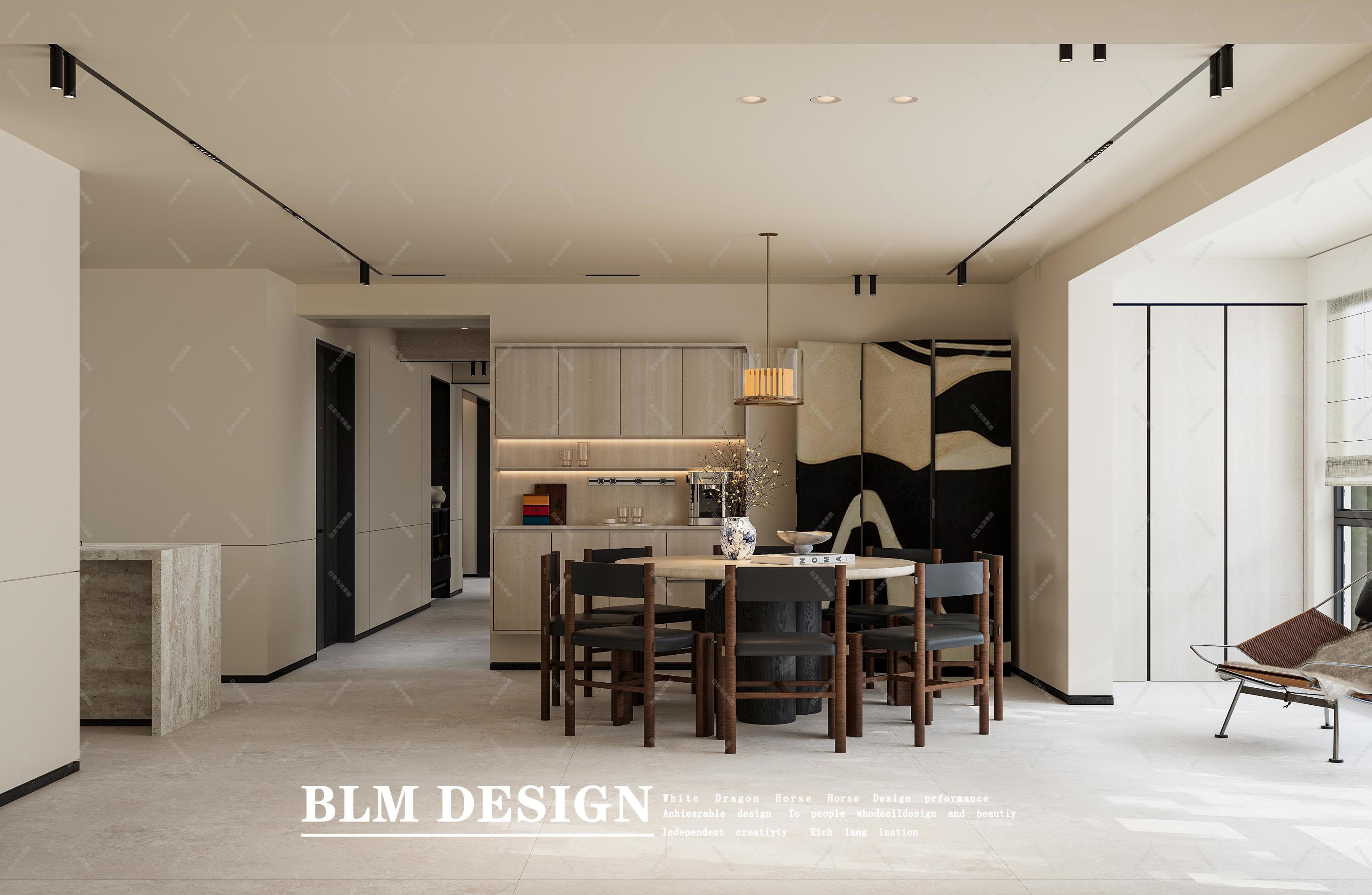 现代中古——白龙马效果图[ID: 116737181]_建e效果图