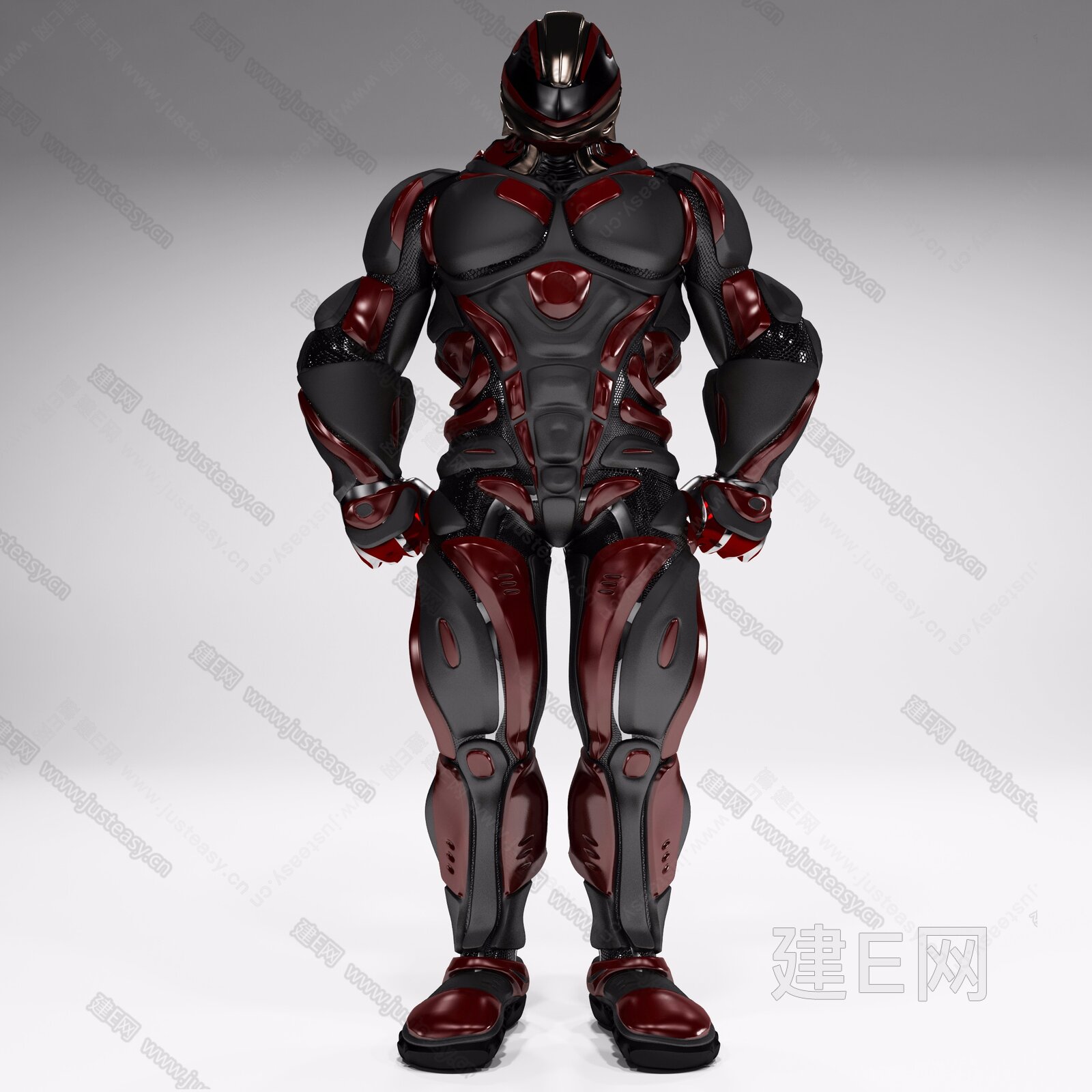 现代巨人盔甲3d模型下载