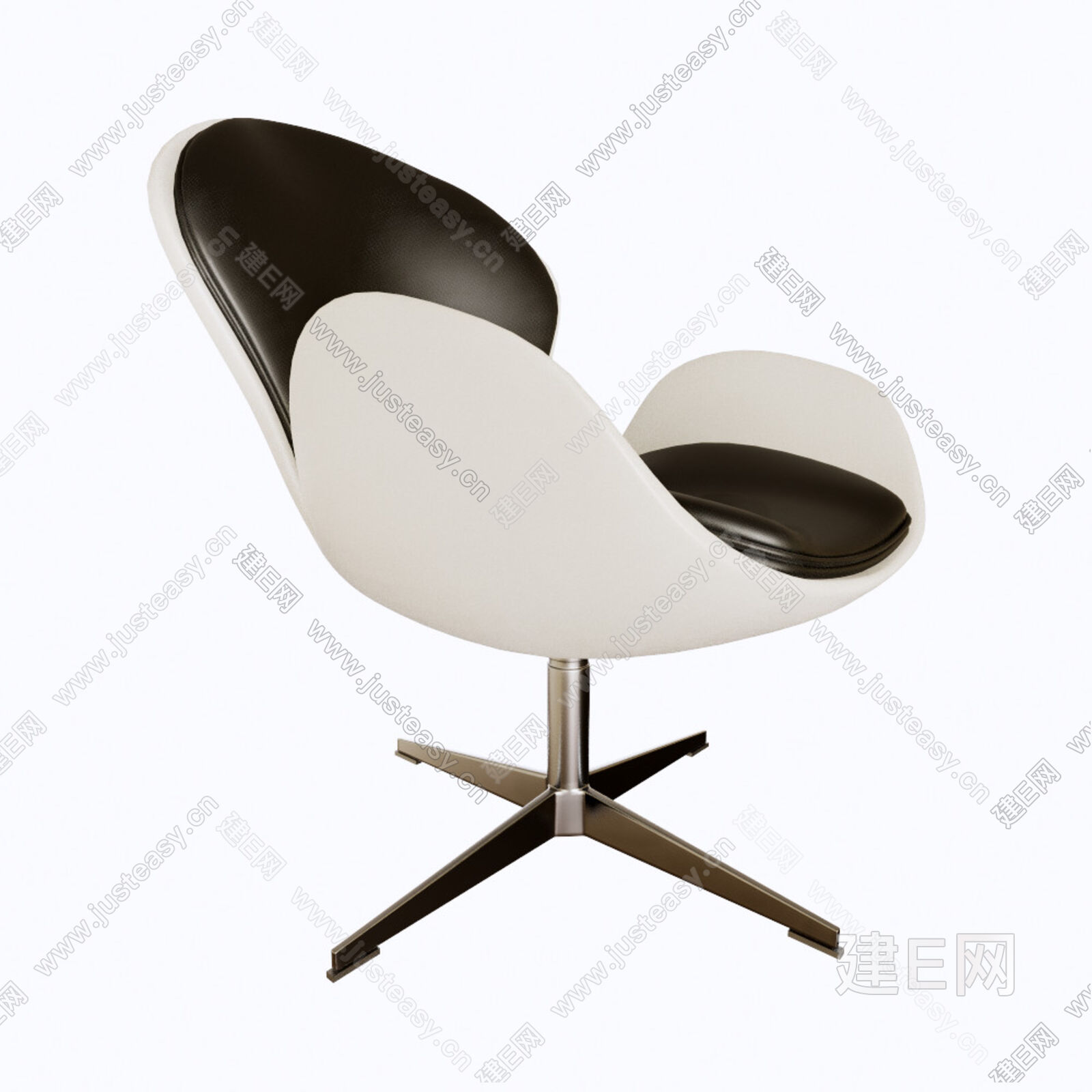 Egg chair蛋椅-雅各布森-Rhino(犀牛)Keyshot设计作品集-学犀牛中文网