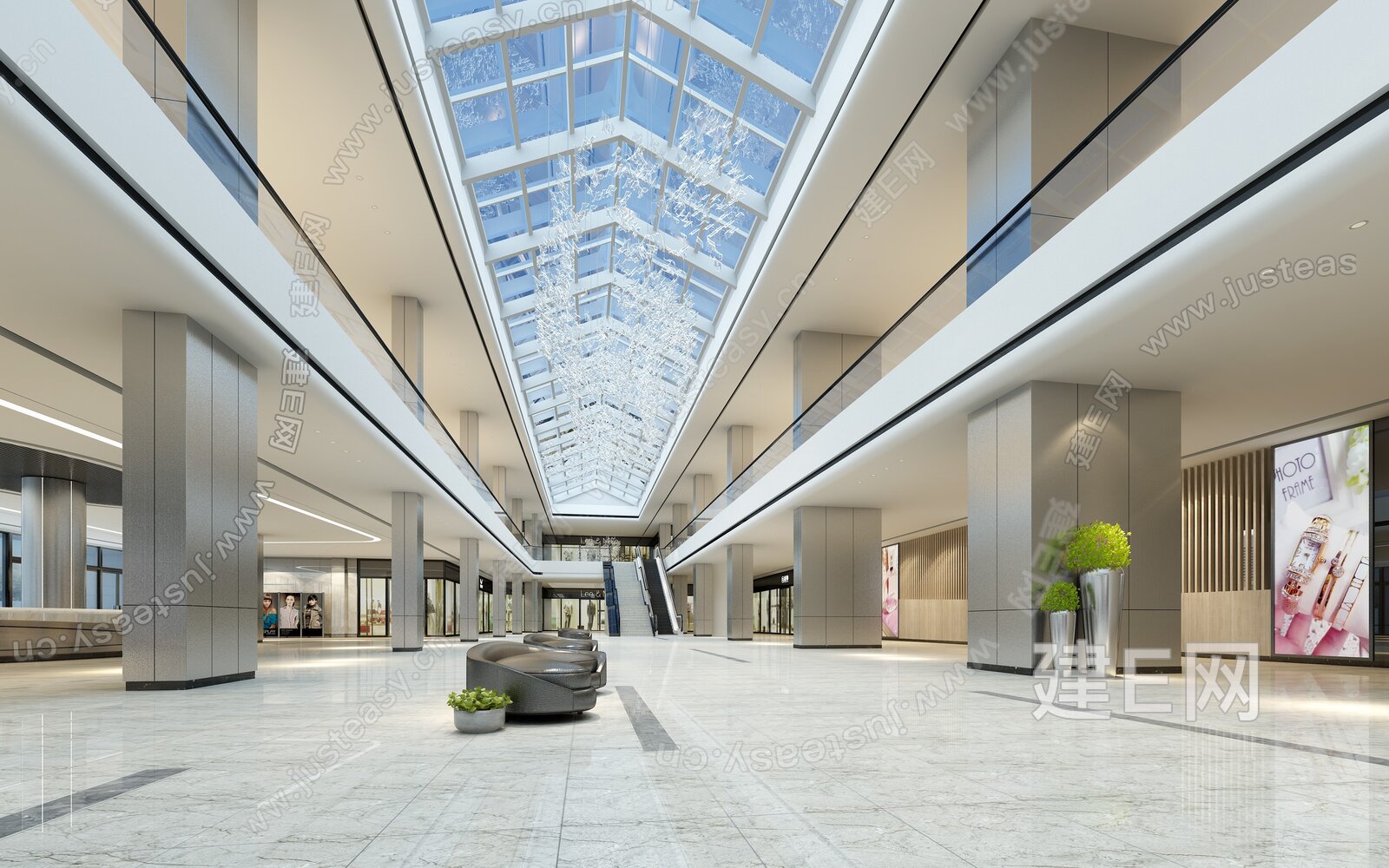 【现代商场3d模型】建E网_现代商场3d模型下载[ID:113788196]_打造3d现代商场模型免费下载平台