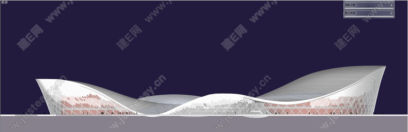 文化艺术中心模型SU模型下载[ID:102056352]_建e网su模型