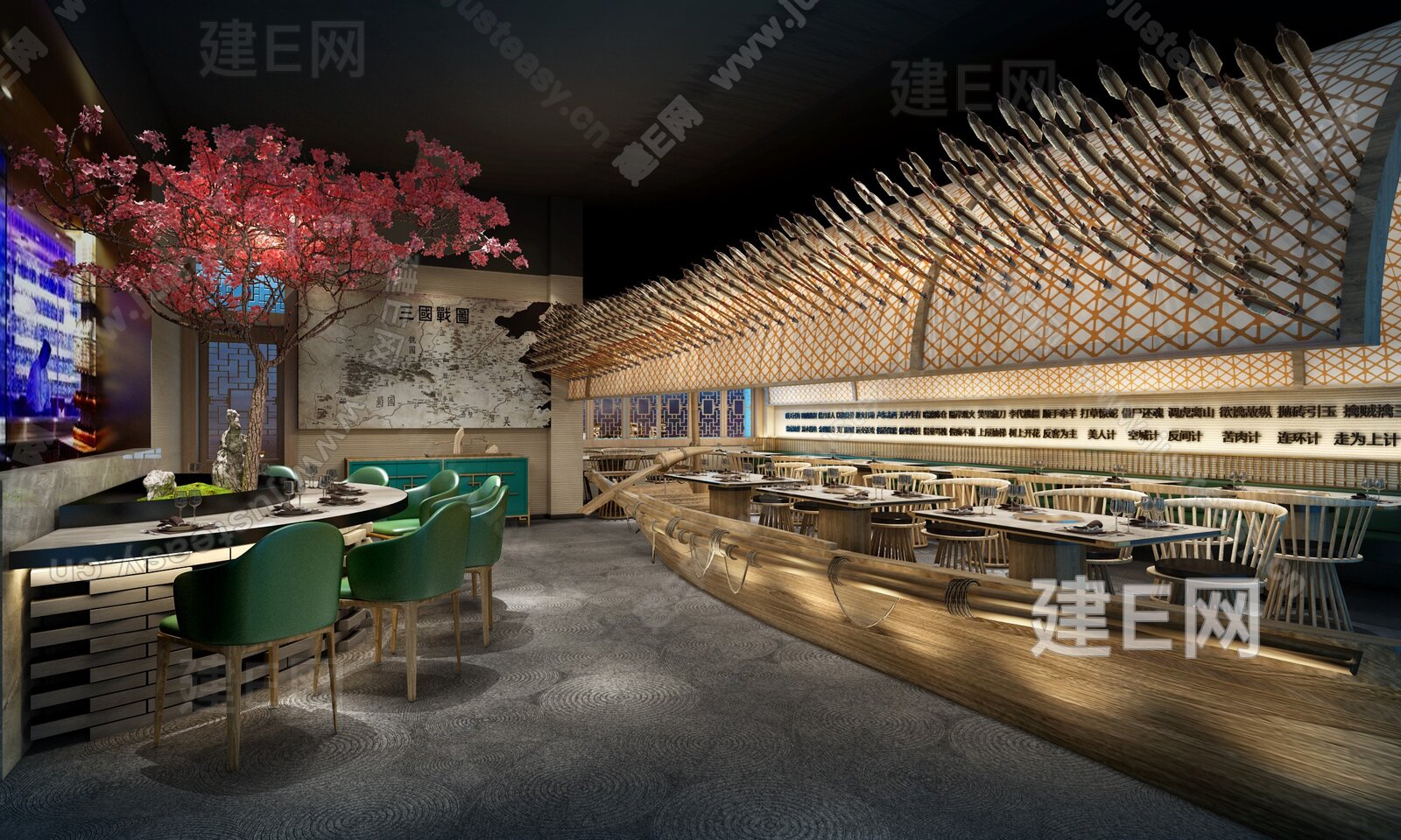 新中式三国主题餐厅