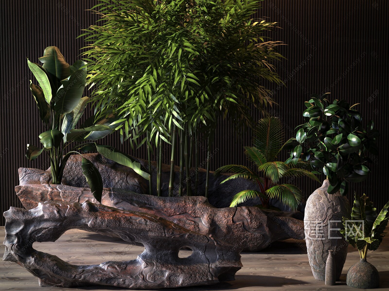 新中式园艺小品