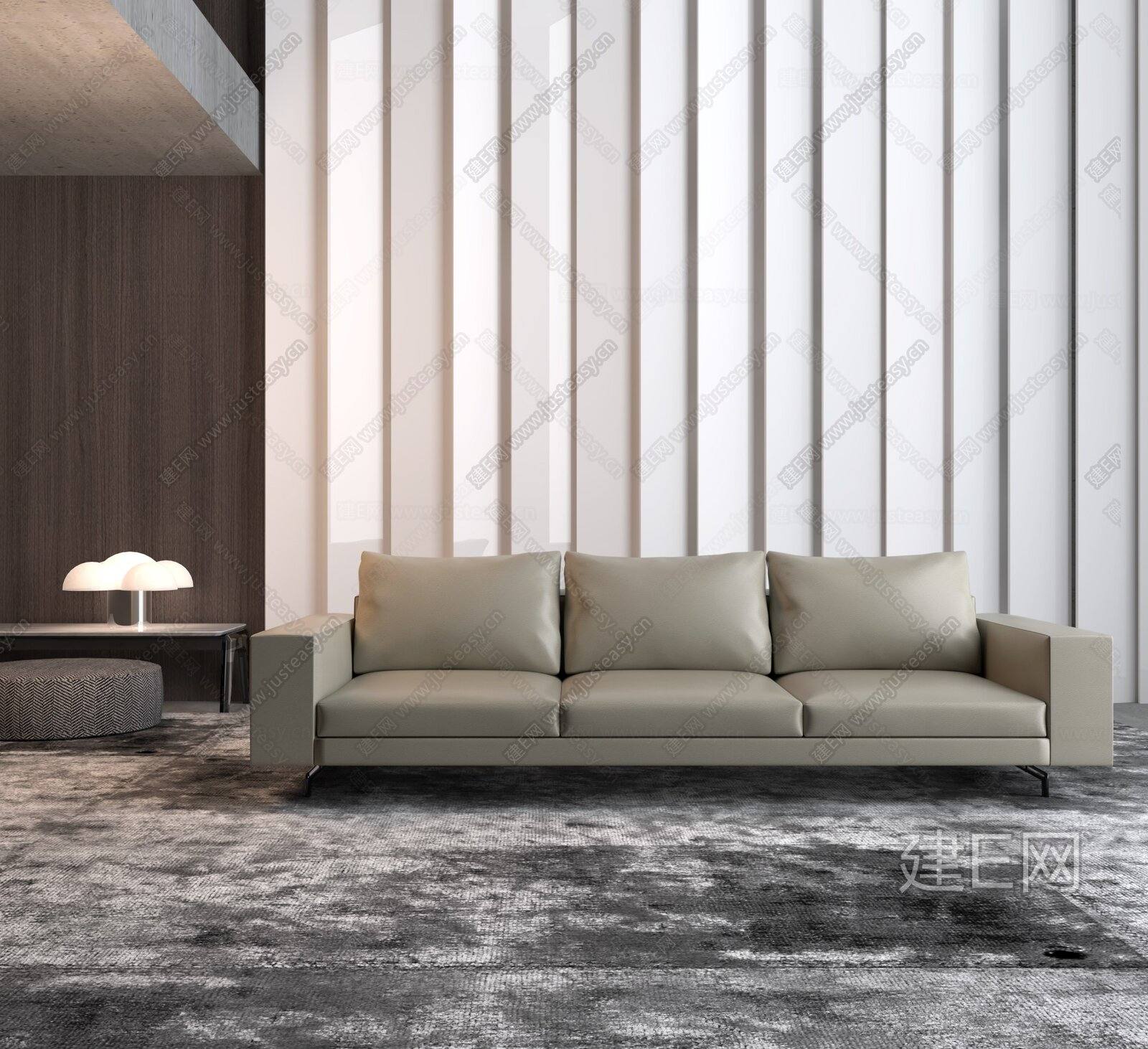 【意大利 Minotti 米洛提 现代多人沙发3d模型】建e网_意大利 Minotti 米洛提 现代多人沙发3d模型下载[ID ...