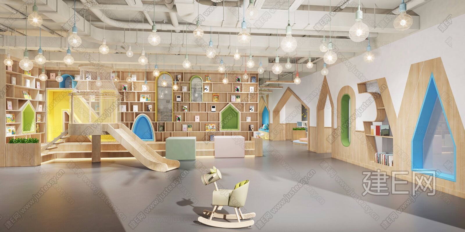 幼儿园大厅3d模型