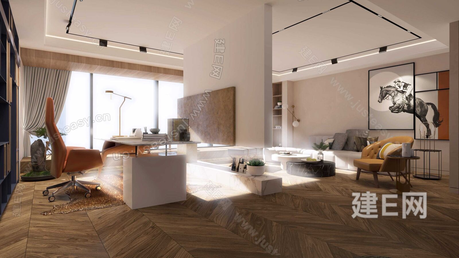 现代家装整体方案模型su模型下载 Id105201791 建e网su模型 