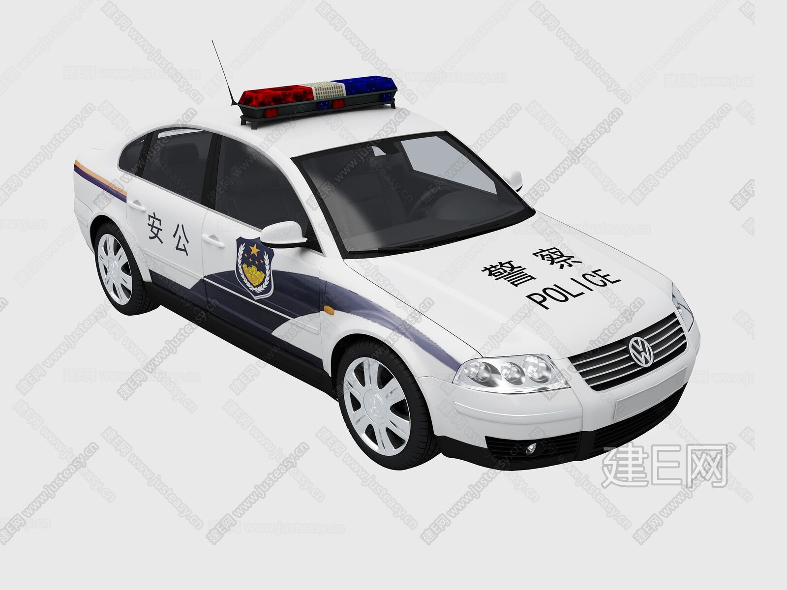 警车模型id103761822