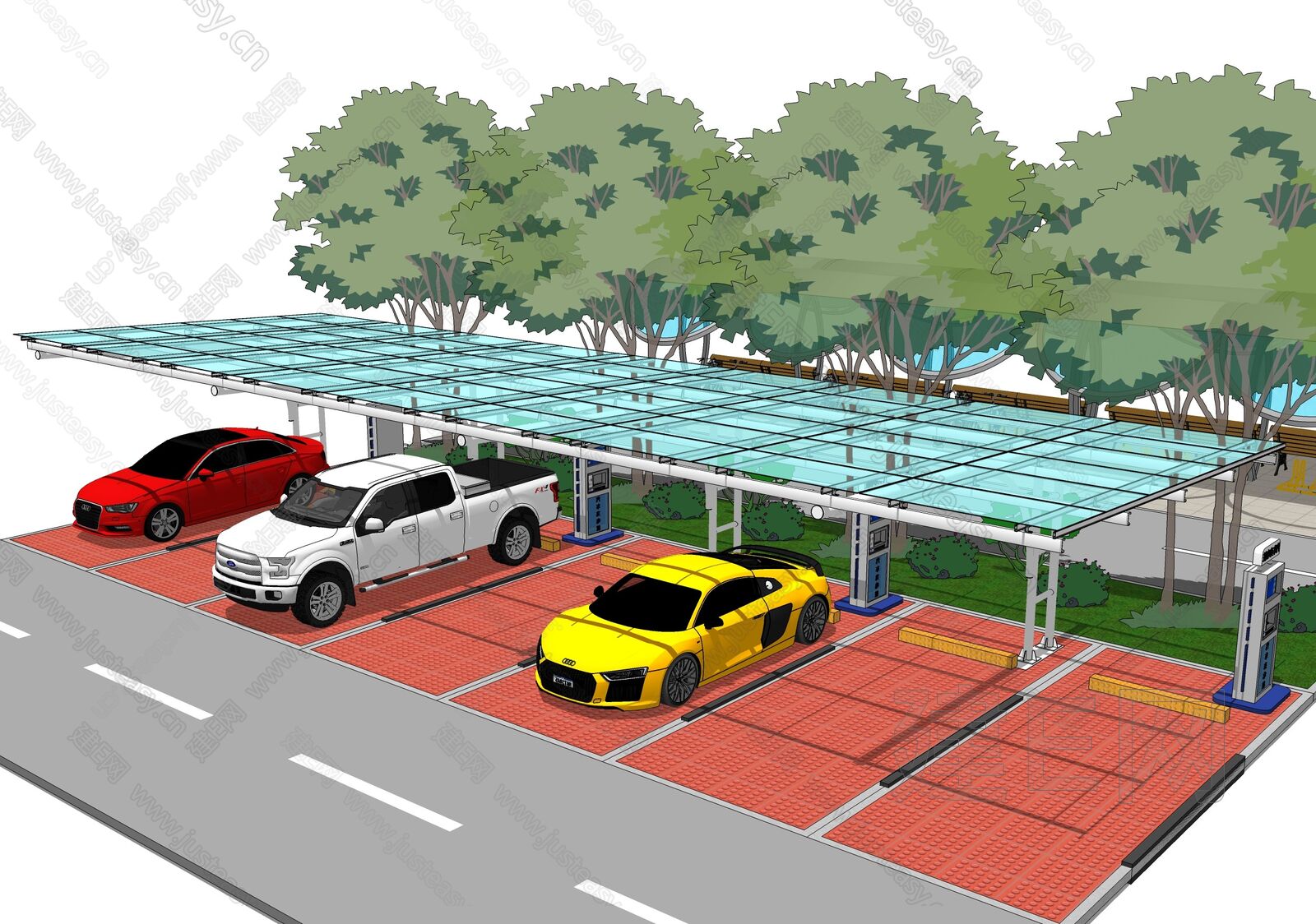 停车场交通规划设计方案|空间|导视设计|张开开 - 原创作品 - 站酷 (ZCOOL)