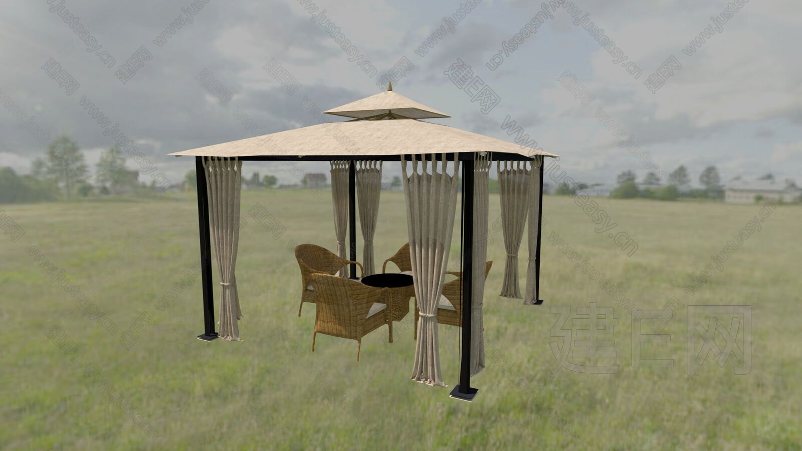 简约塑木户外桌椅组合咖啡厅室外洽谈小圆桌露天阳台餐厅一桌四椅-阿里巴巴