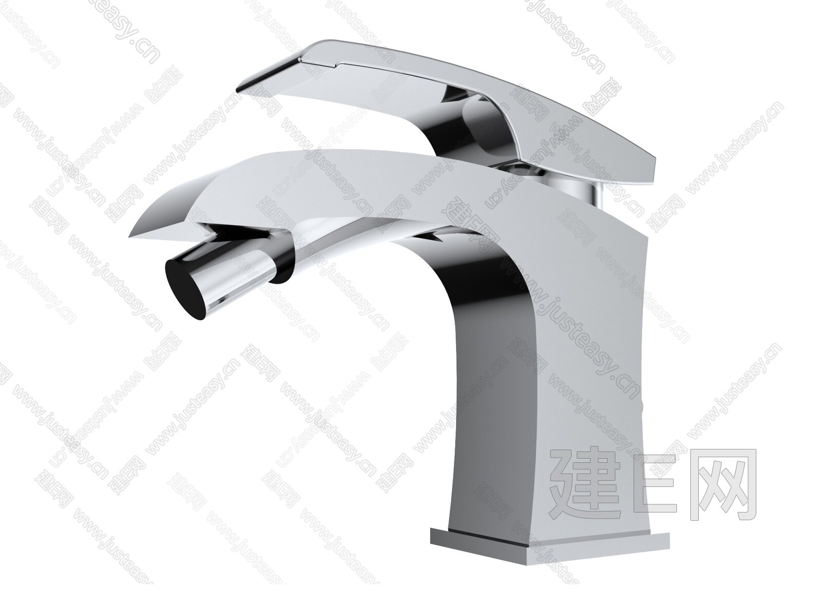 坐浴盆几何龙头