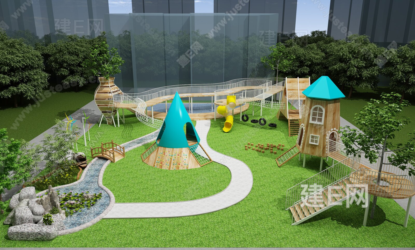 成都市武侯区簇桥中心幼儿园户外设计|空间|景观设计|晨野设计 - 原创作品 - 站酷 (ZCOOL)