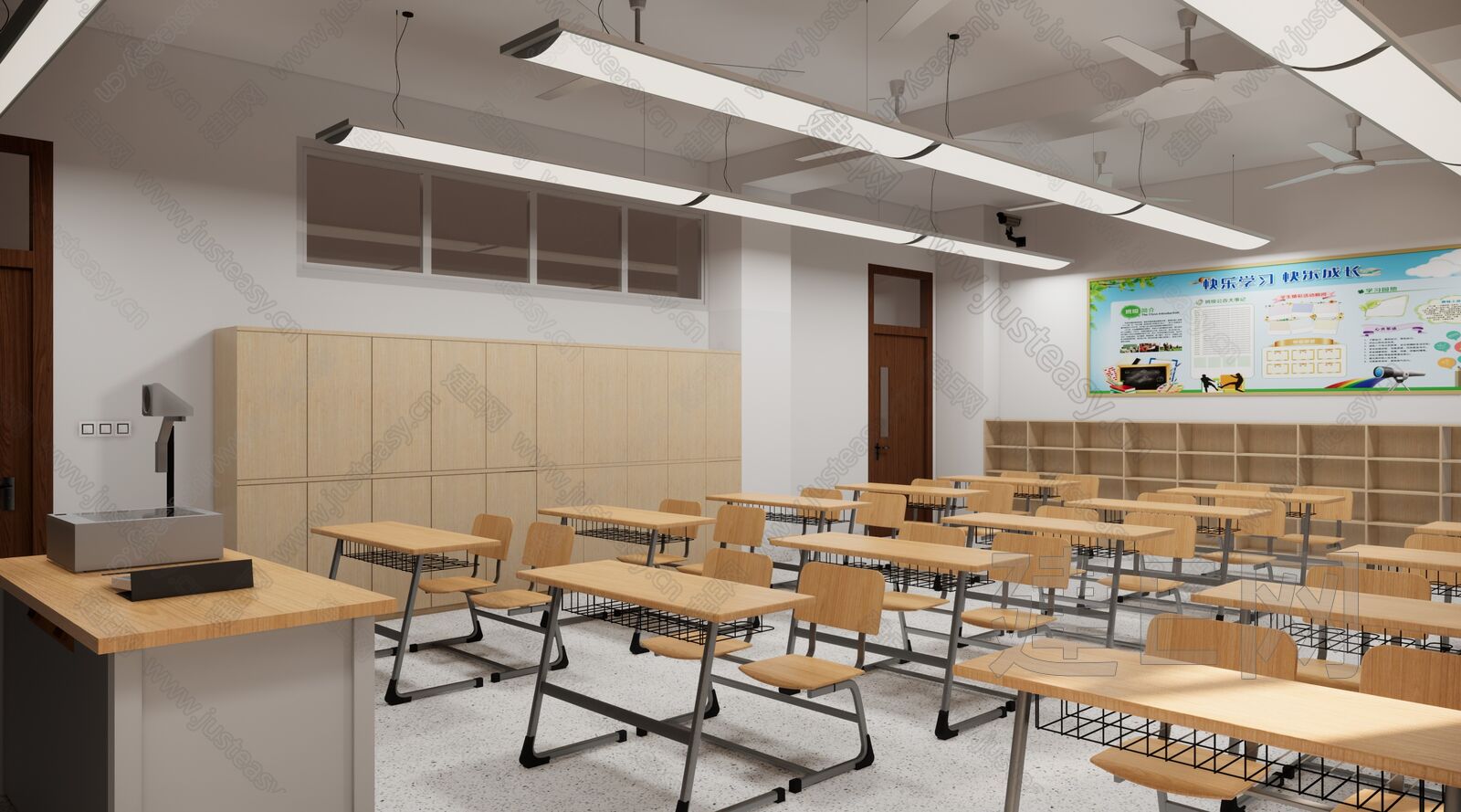 教室|空间|室内设计|Design_Gao - 原创作品 - 站酷 (ZCOOL)