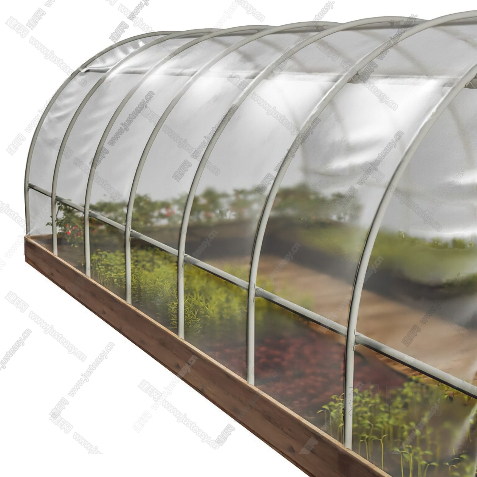 现代蔬菜大棚3d模型下载