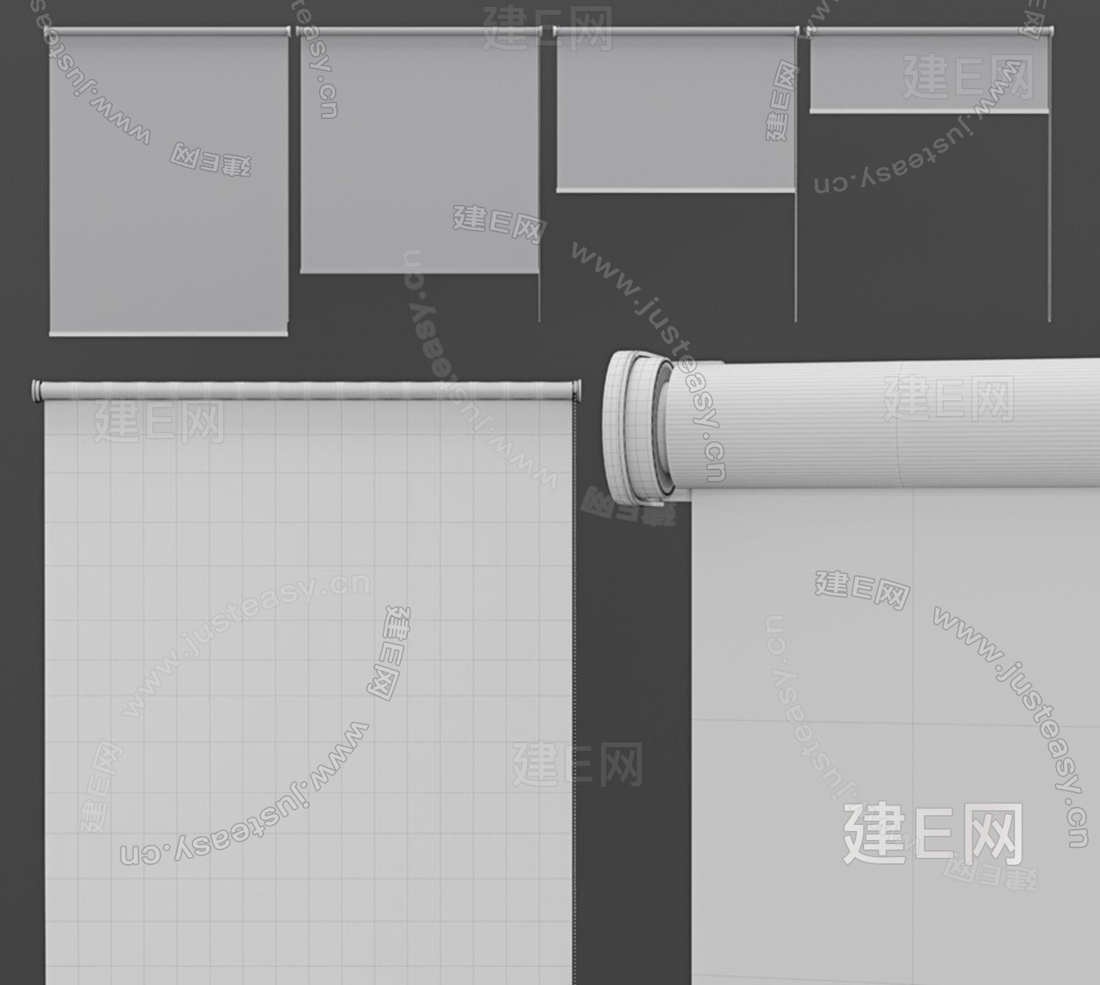 现代卷帘3d模型下载107825316_3d现代卷帘模型下载_3d现代卷帘max模型免费下载_建E室内设计网