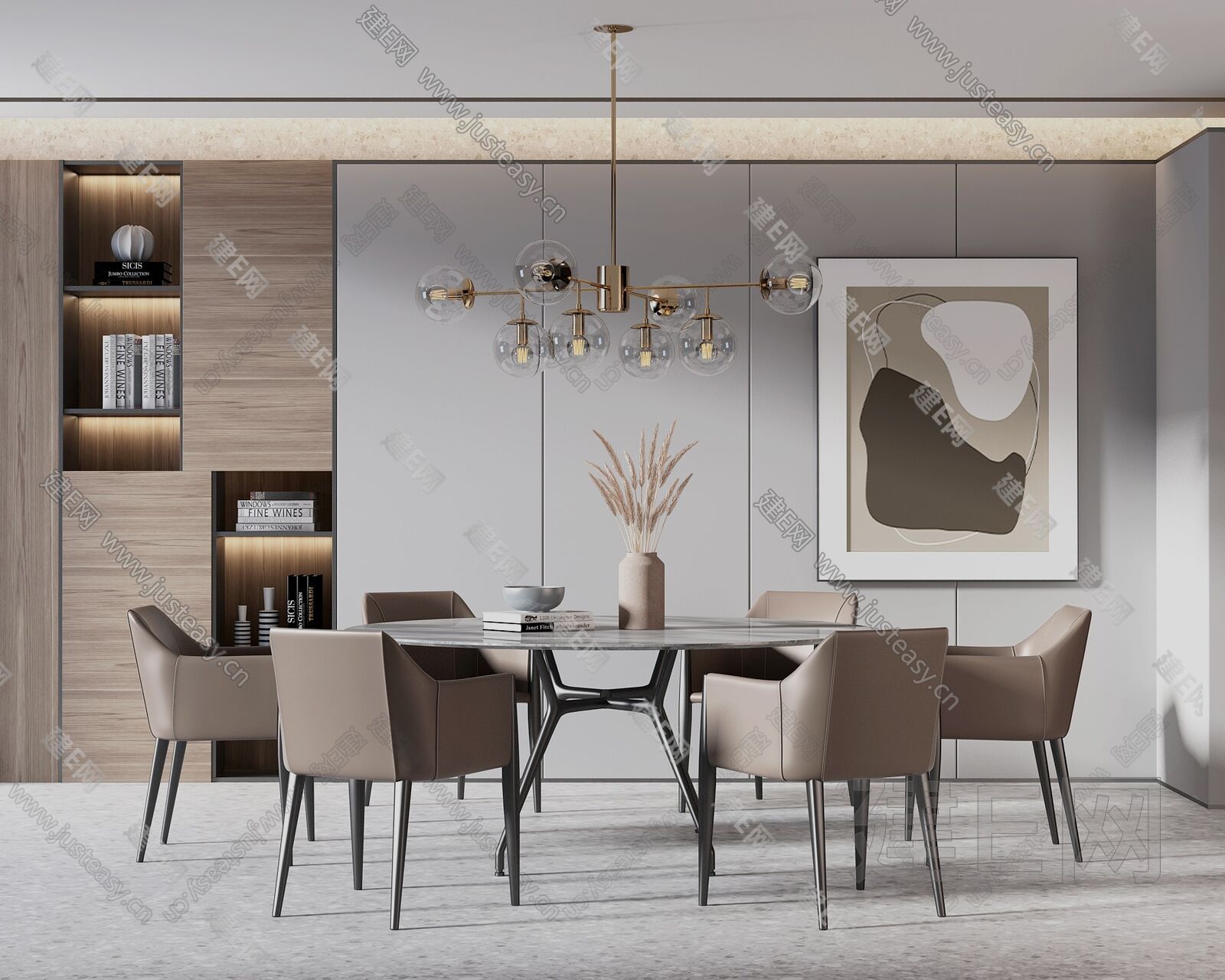 现代客餐厅|空间|室内设计|设计怎么做 - 原创作品 - 站酷 (ZCOOL)