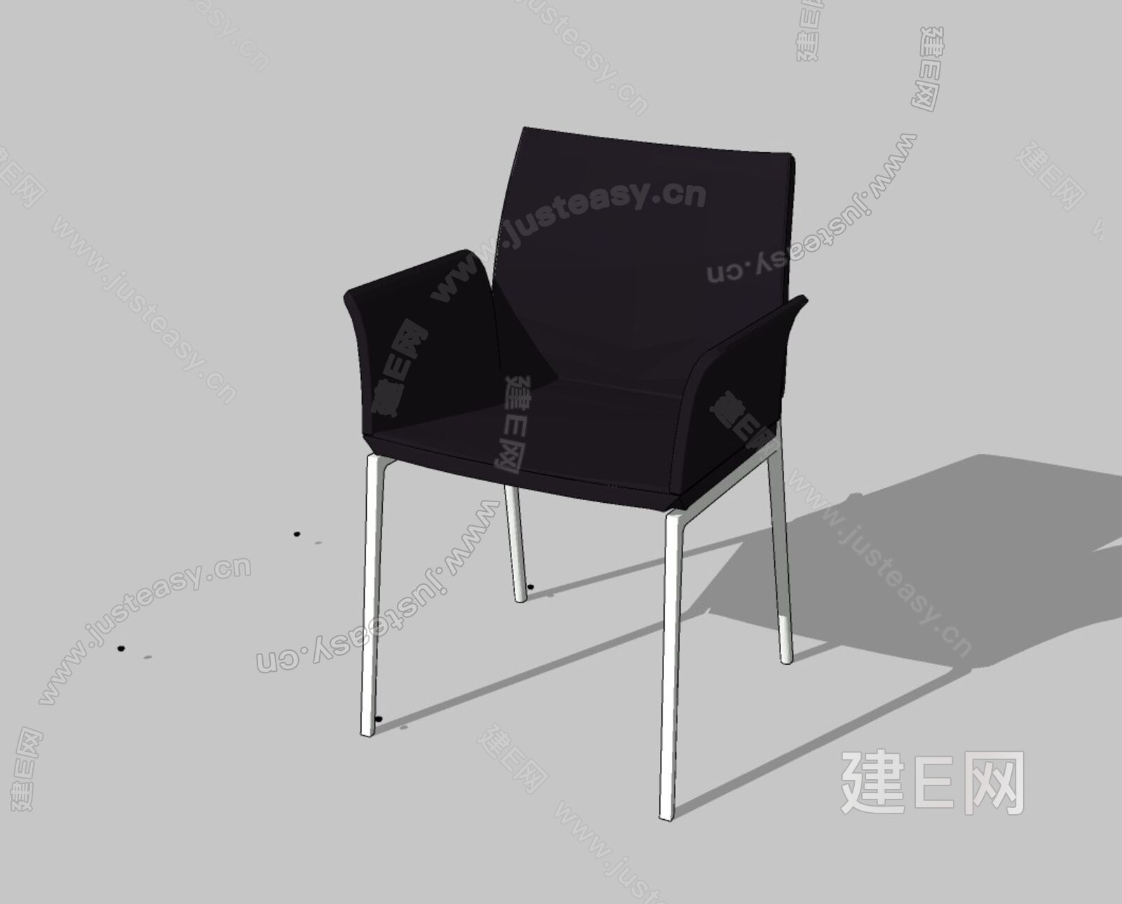 现代休闲椅sketchup模型