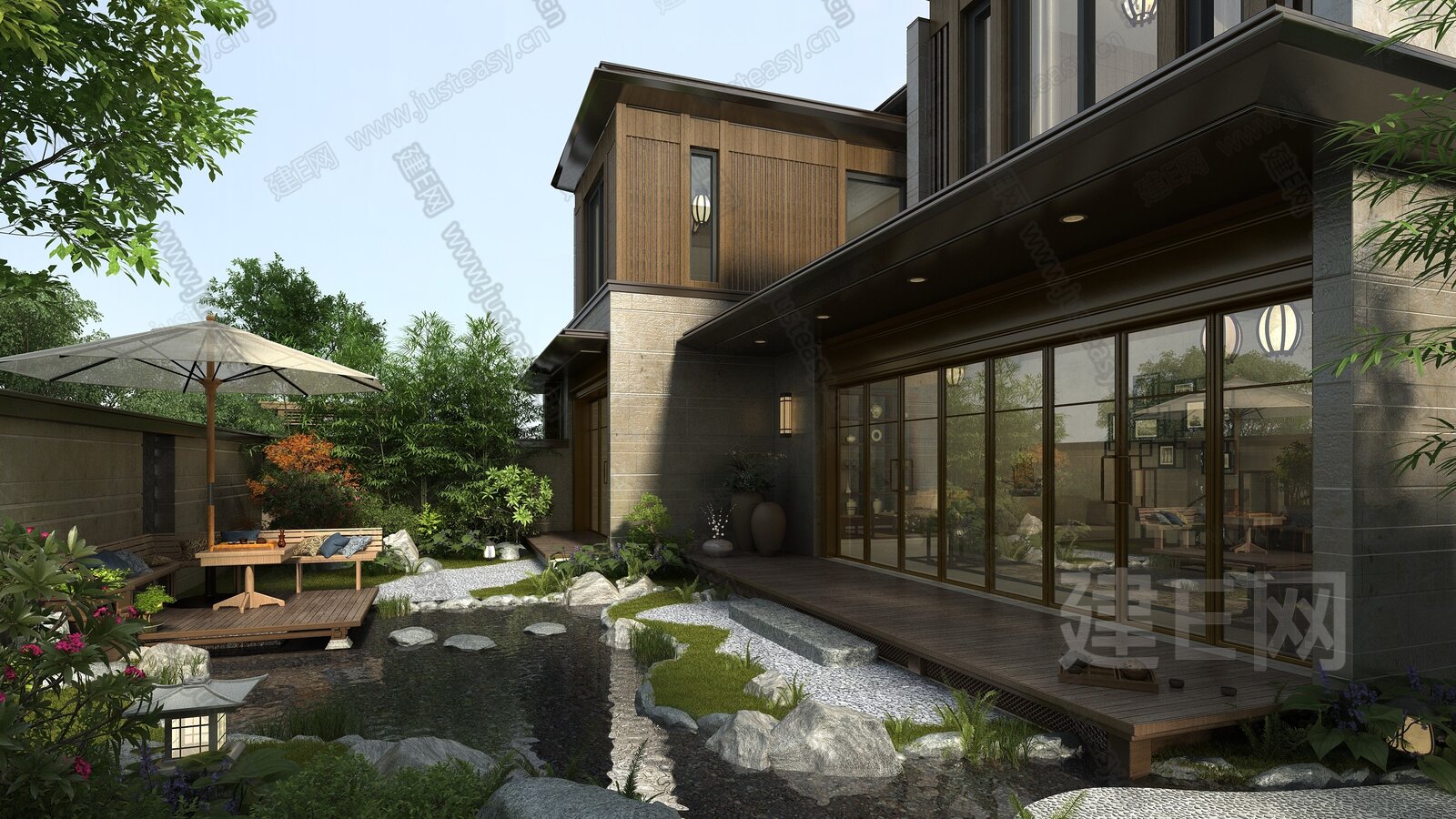 景观设计--中式庭院-|空间|景观设计|南昌北纬设计 - 原创作品 - 站酷 (ZCOOL)