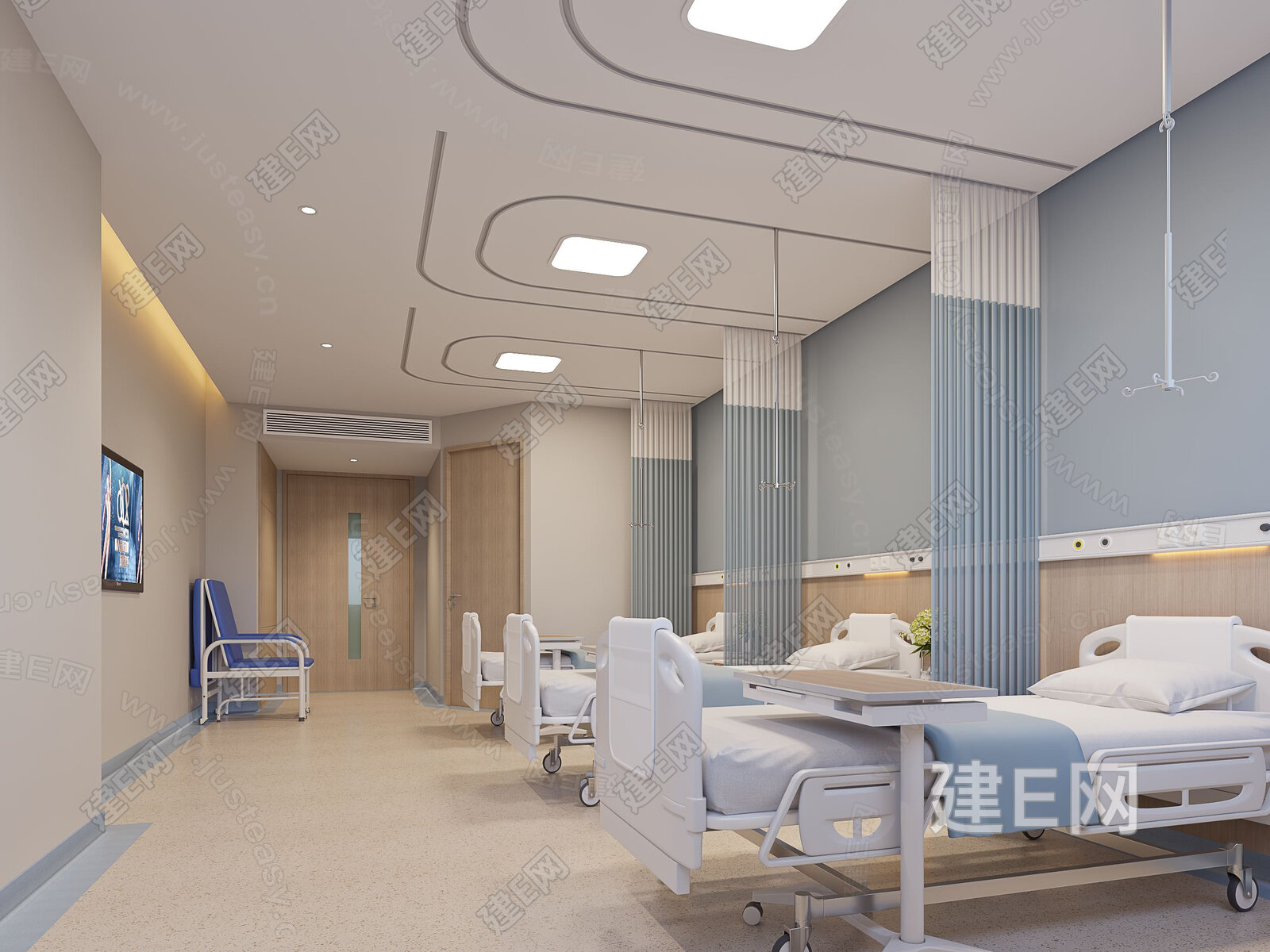医疗空间——病房|空间|室内设计|一团浆糊l - 原创作品 - 站酷 (ZCOOL)