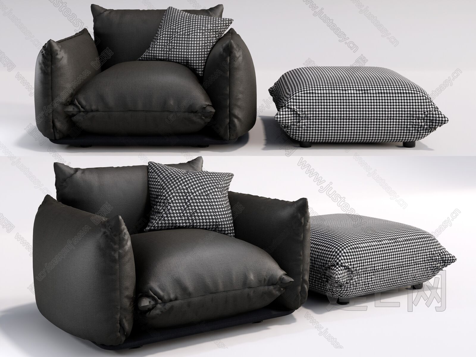 【Pierre 现代单人沙发3d模型】建E网_Pierre 现代单人沙发3d模型下载[ID:112807599]_打造3dPierre 现代 ...