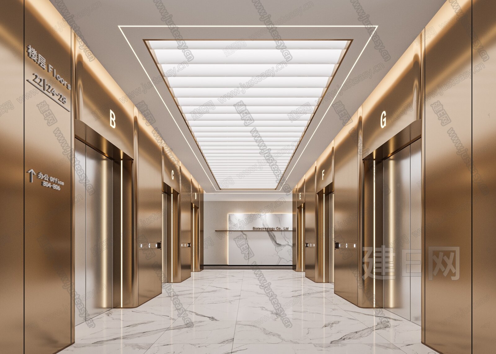现代风格公区电梯间地下车库|空间|室内设计|是格调啊 - 原创作品 - 站酷 (ZCOOL)