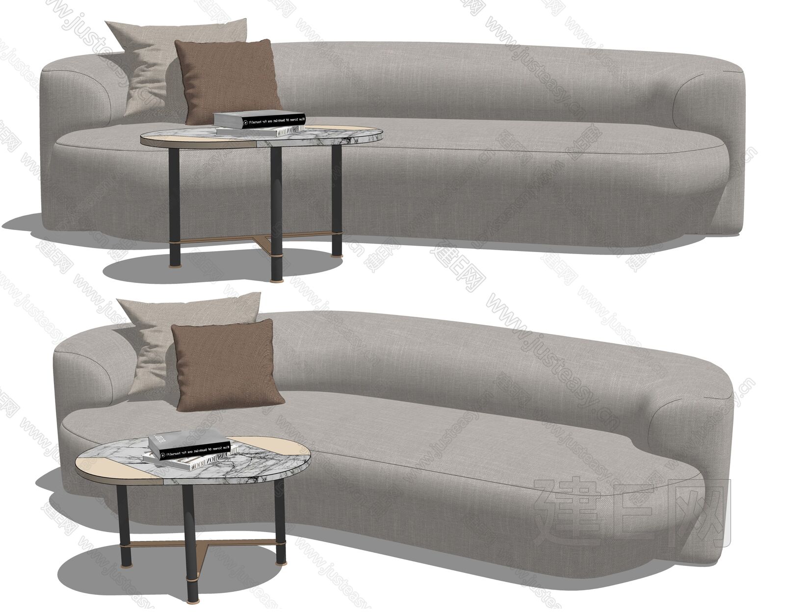 3D沙发模型 新中式客厅沙发茶几组合3D模型素材 - 3D沙发模型下载-3dmax室内模型 家具 沙发3D模型 植物模型 人物 游戏动画模型 ...