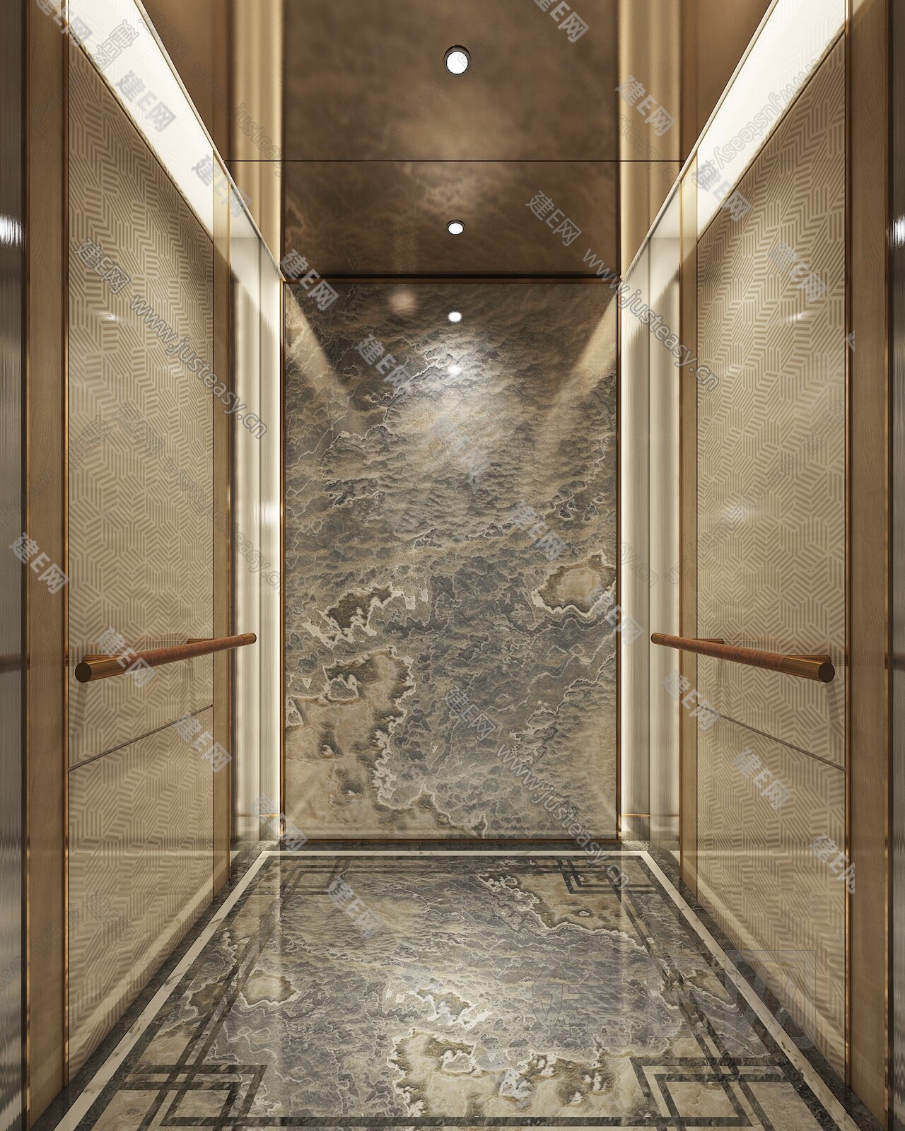 电梯轿厢|空间|其他空间|tarry1133 - 原创作品 - 站酷 (ZCOOL)