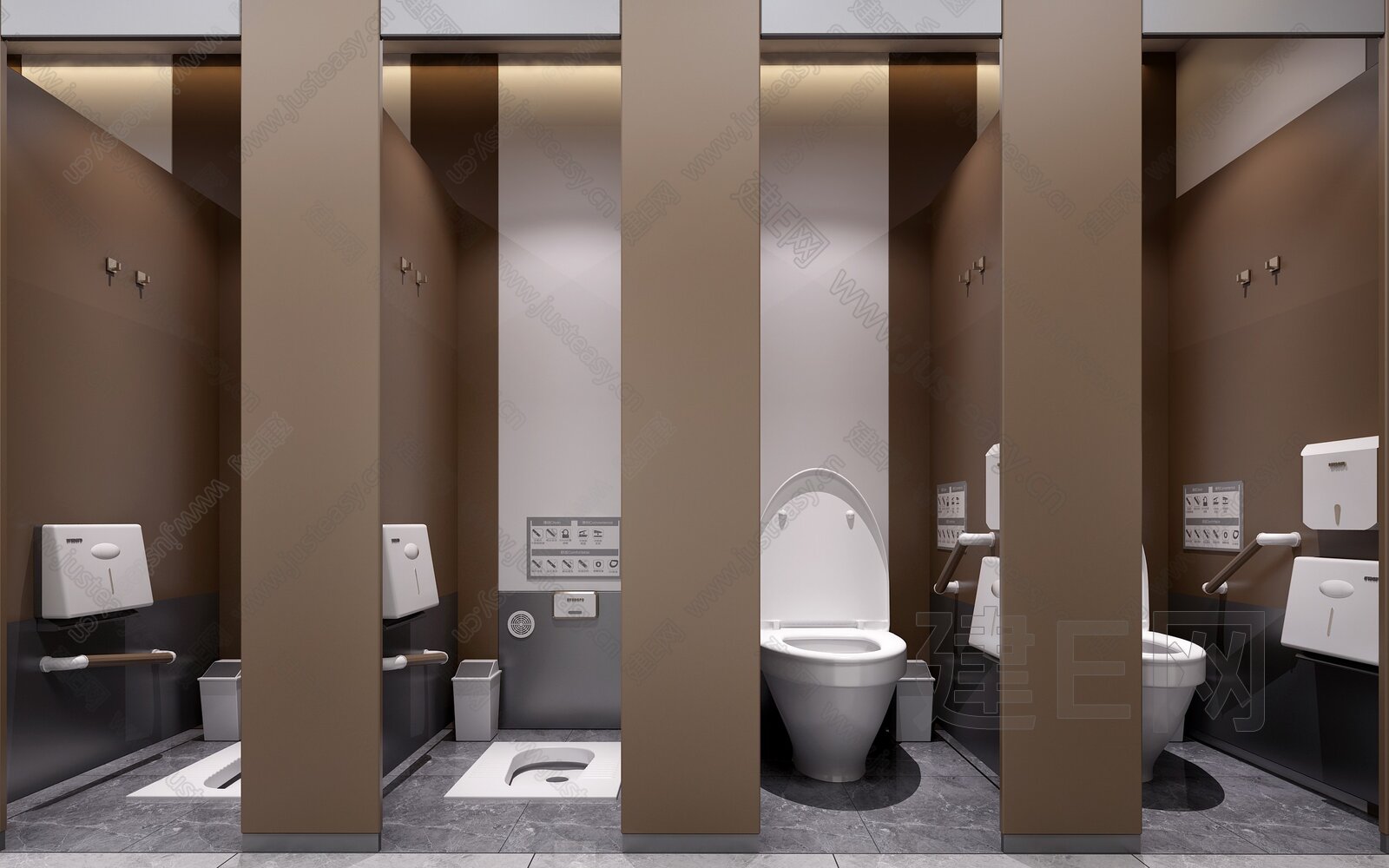 室内设计规范001 - 图解公共卫生间设计要求 - 设计得到&dop设计 - 知乎