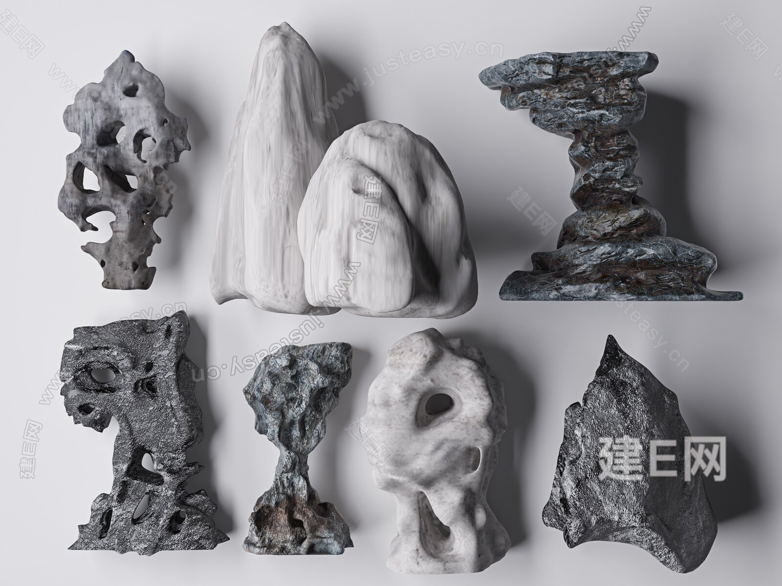 现代景观假山石头