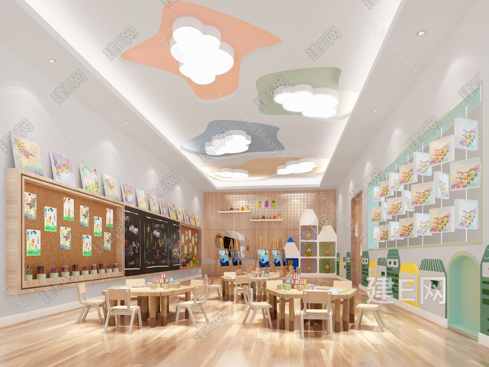 深圳幼儿园主题墙饰设计，幼儿园环境创设图片分享|空间|室内设计|hd1998华德设计 - 原创作品 - 站酷 (ZCOOL)