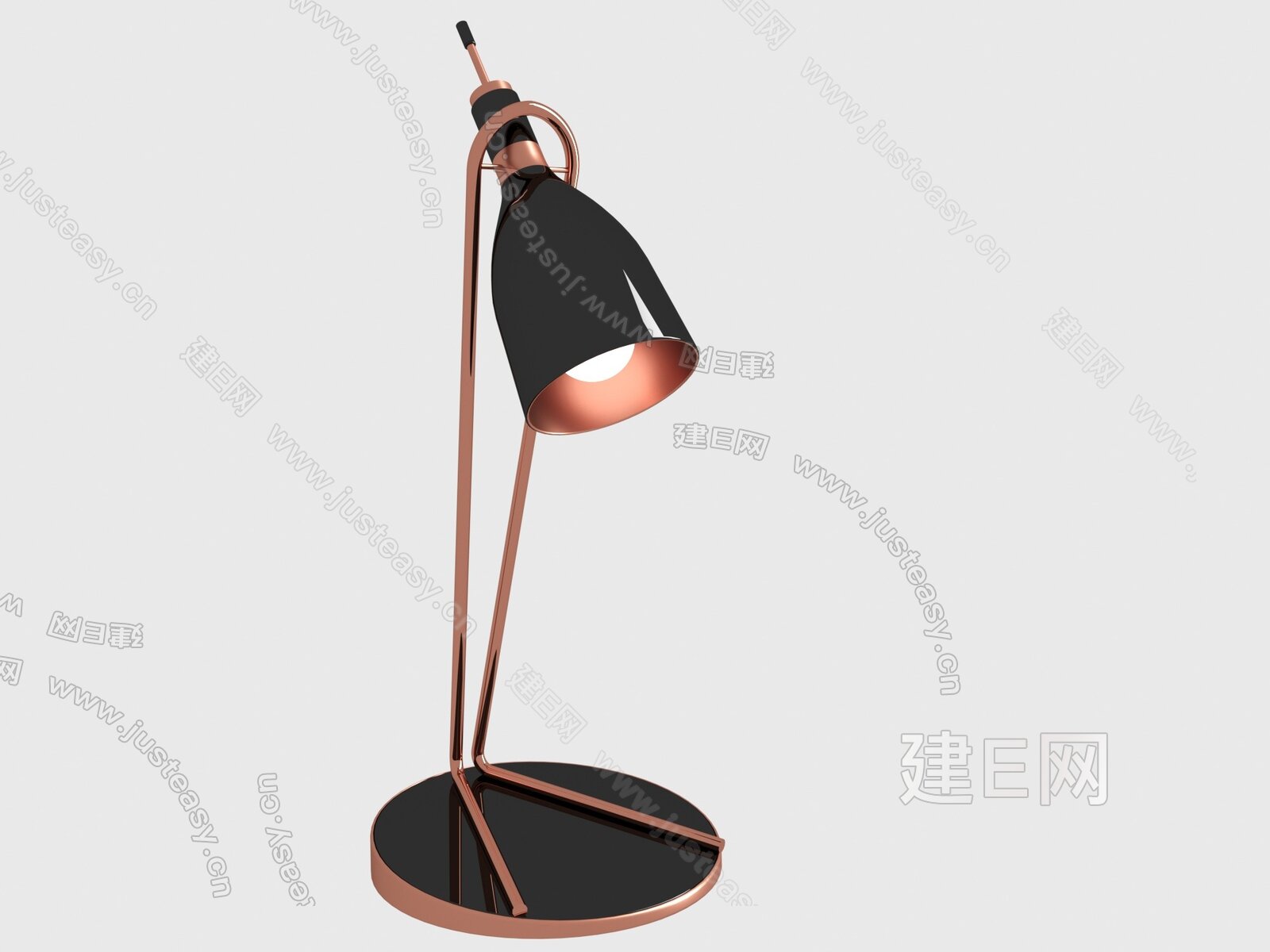 Creativemary 现代不锈钢台灯3d模型