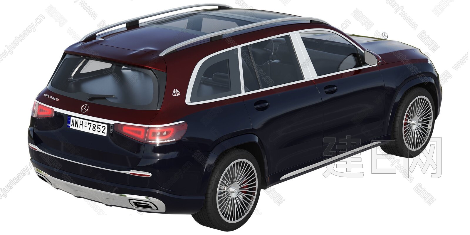 3d模型下载_3d现代奔驰迈巴赫 模型下载_3d现代奔驰迈巴赫 max模型