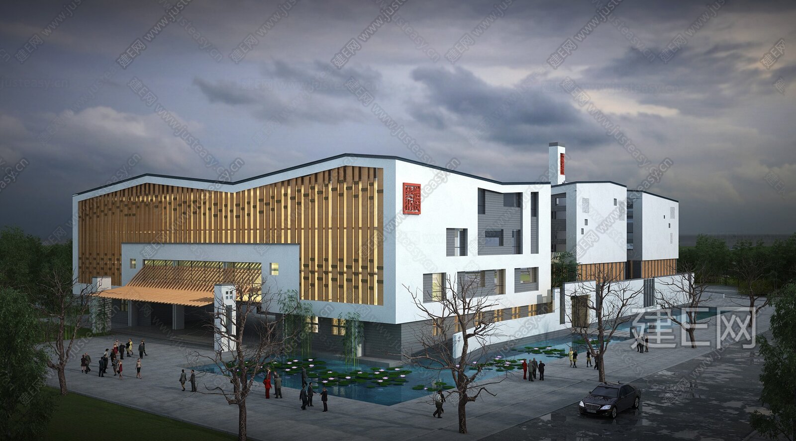 新中式博物馆3d模型下载_3d新中式博物馆模型下载_3d新中式博物馆max
