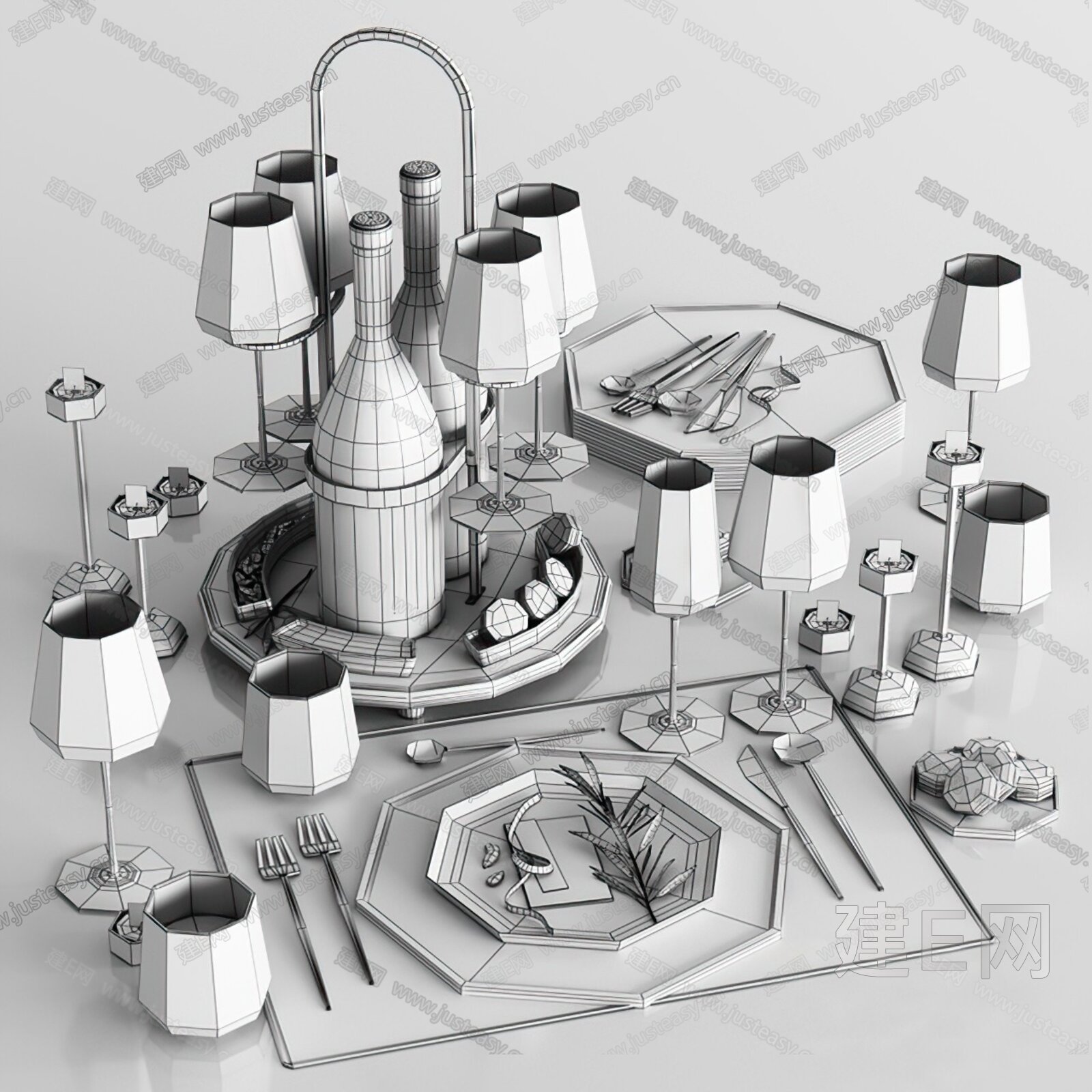 【概念设计】Cutlery ZED 具有现代感的餐具设计 - 普象网