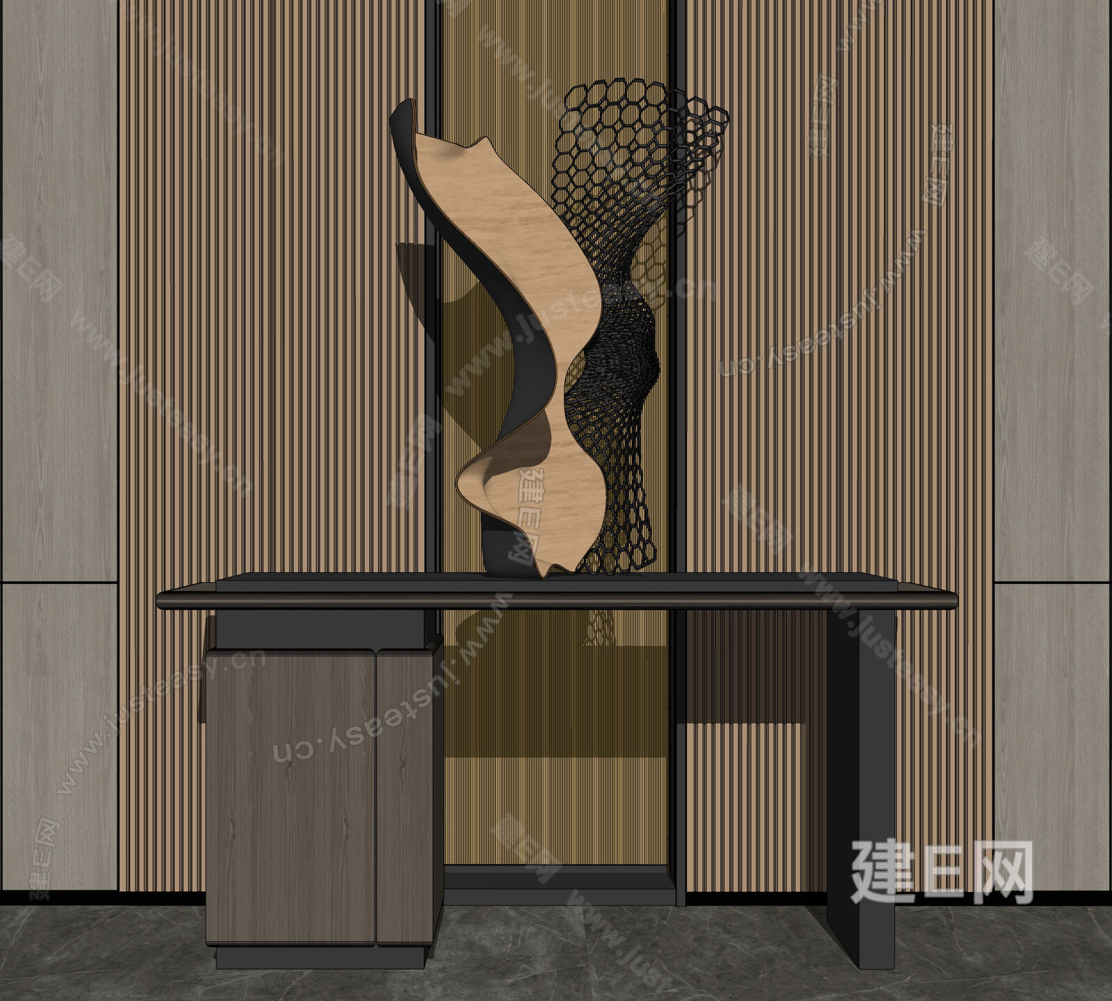 现代雕塑模型SU模型下载[ID:117261792]_建e网su模型