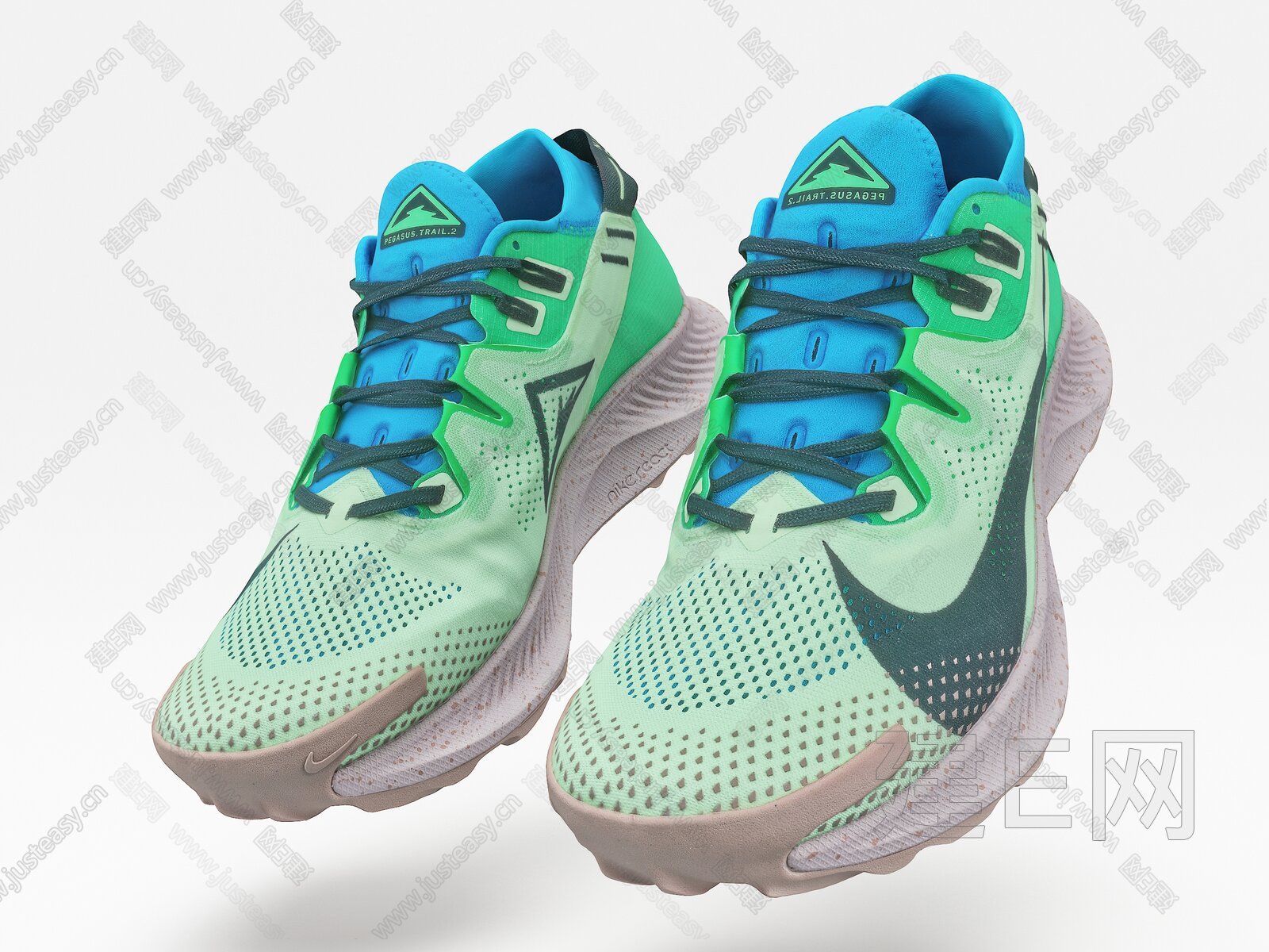 现代运动鞋3d模型下载