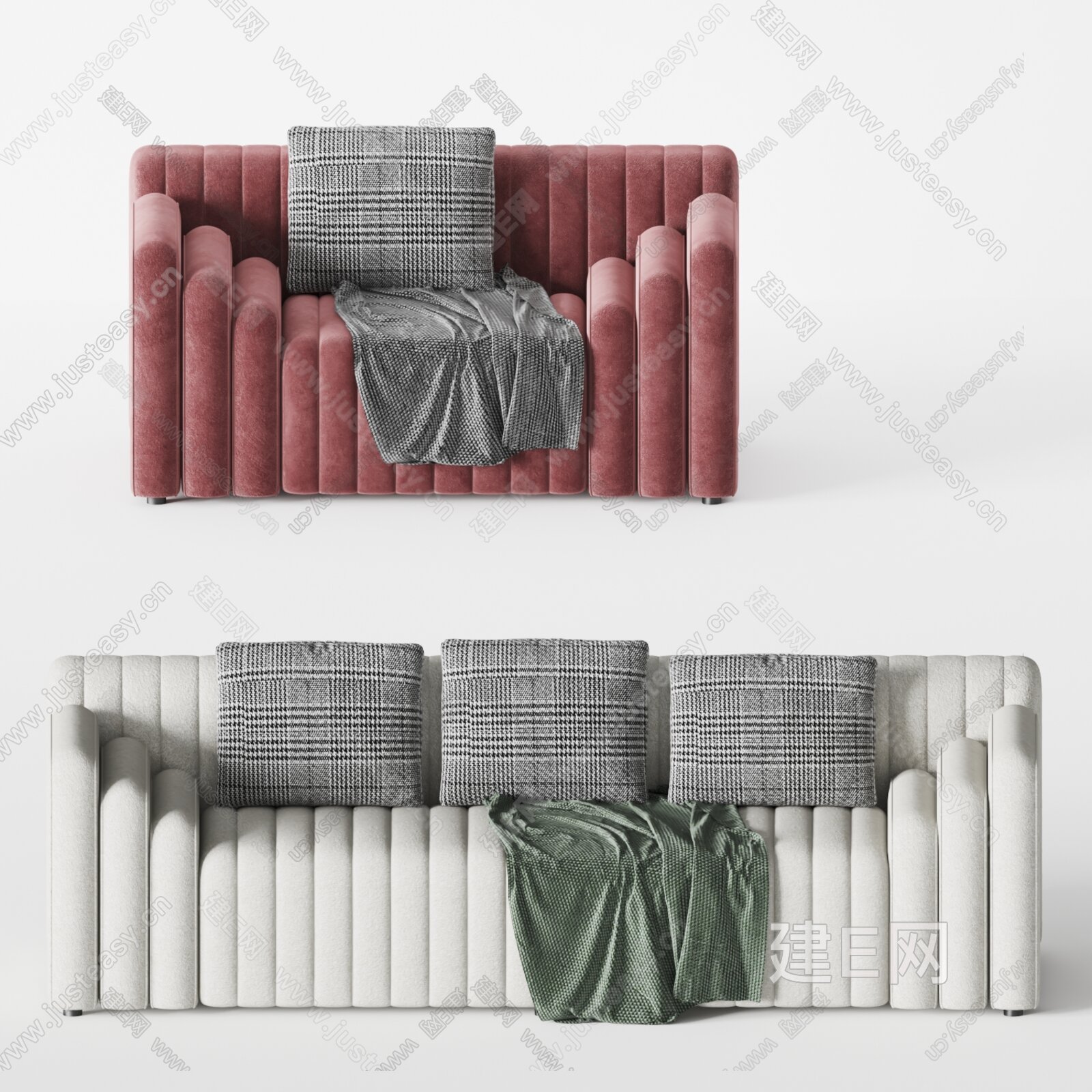 AERRE ITALIA 现代沙发组合3d模型