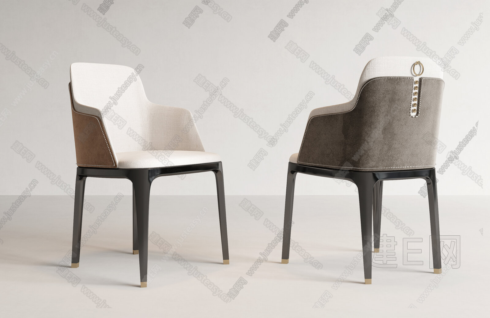 新中式单椅3d模型