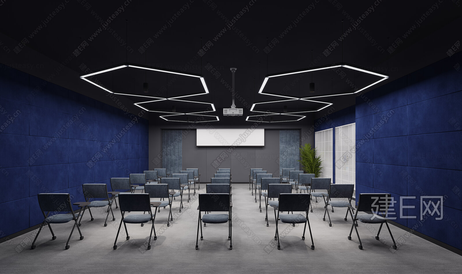 【现代会议室3d模型】建e网_现代会议室3d模型下载[ID:104156362]_打造3d现代会议室模型免费下载平台
