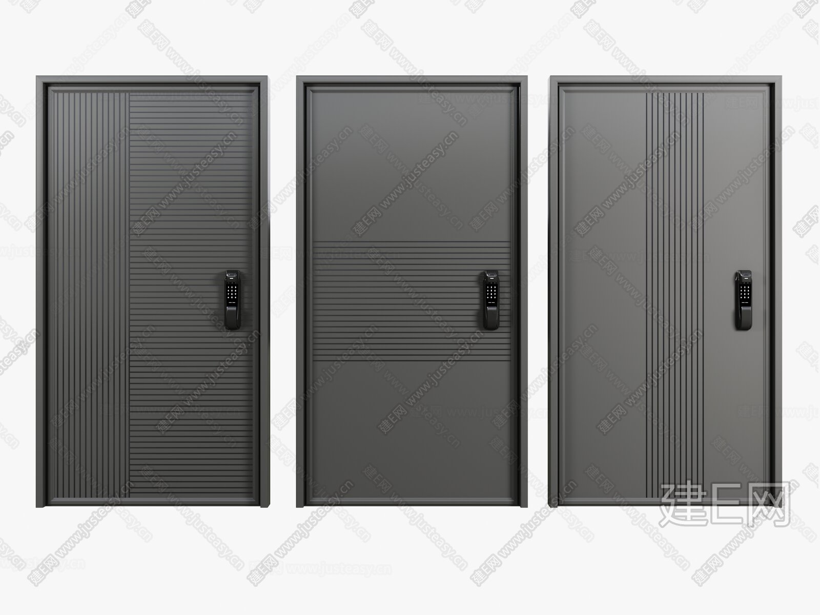现代防盗门 3d模型下载_3d现代防盗门 模型下载_3d现代防盗门 max模型
