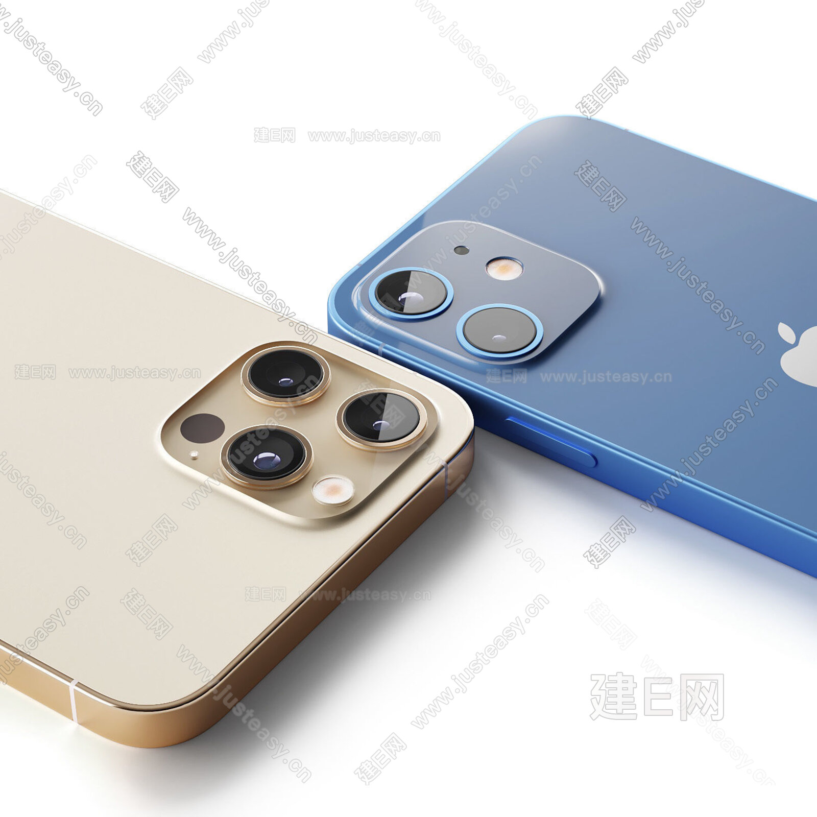 现代苹果12pro手机3d模型下载