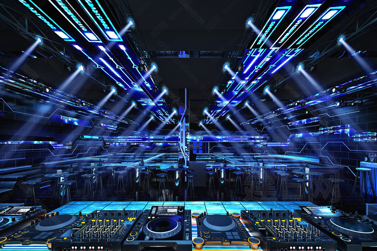 夜店3d模型下载_3d现代酒吧 夜店模型下载_3d现代酒吧 夜店max模型