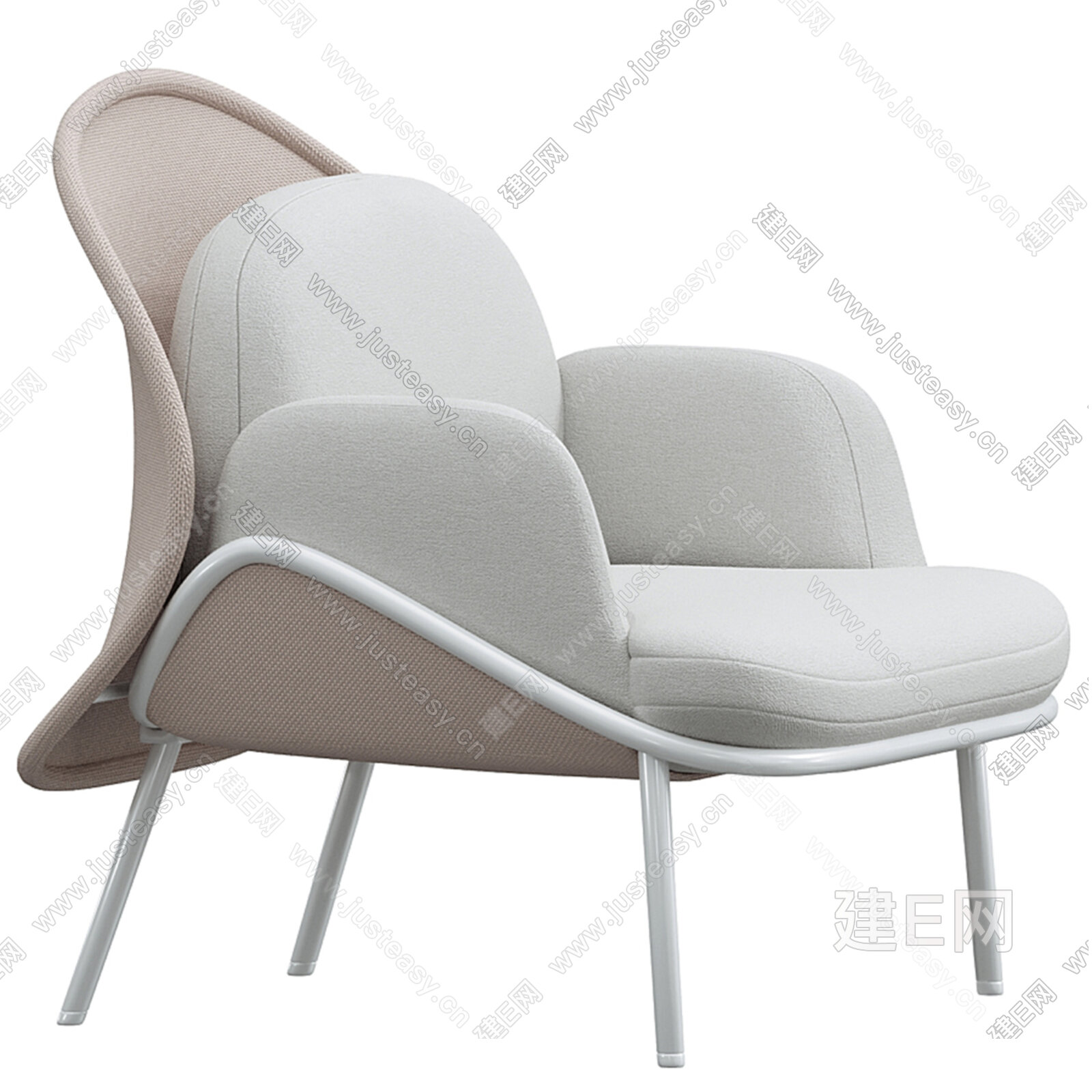 【意大利 Capital Collection Bon 现代休闲椅3d模型】建e网_意大利 Capital Collection Bon 现代 ...