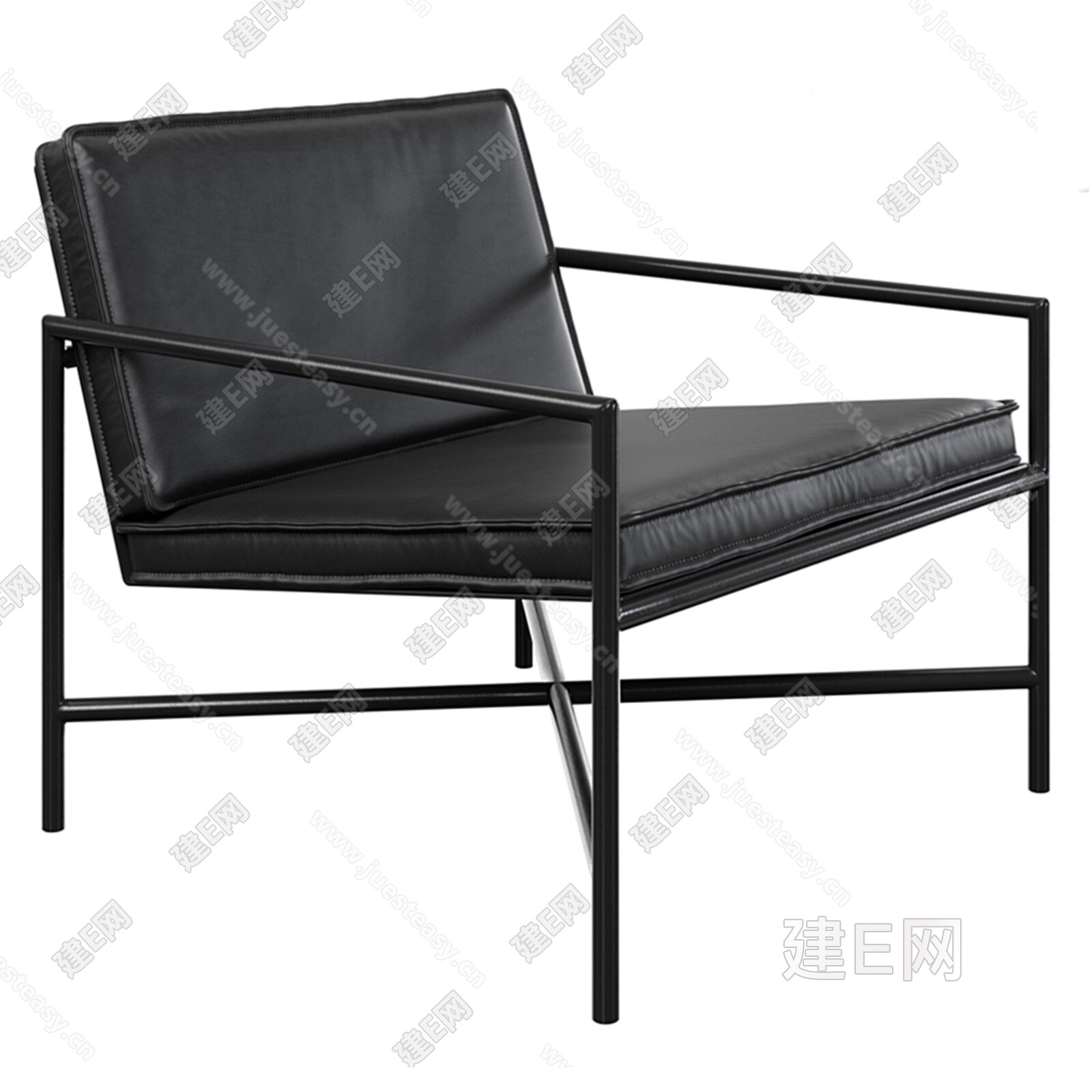 Handvark 现代休闲椅模型SU模型下载[ID:117261903]_建E室内设计网
